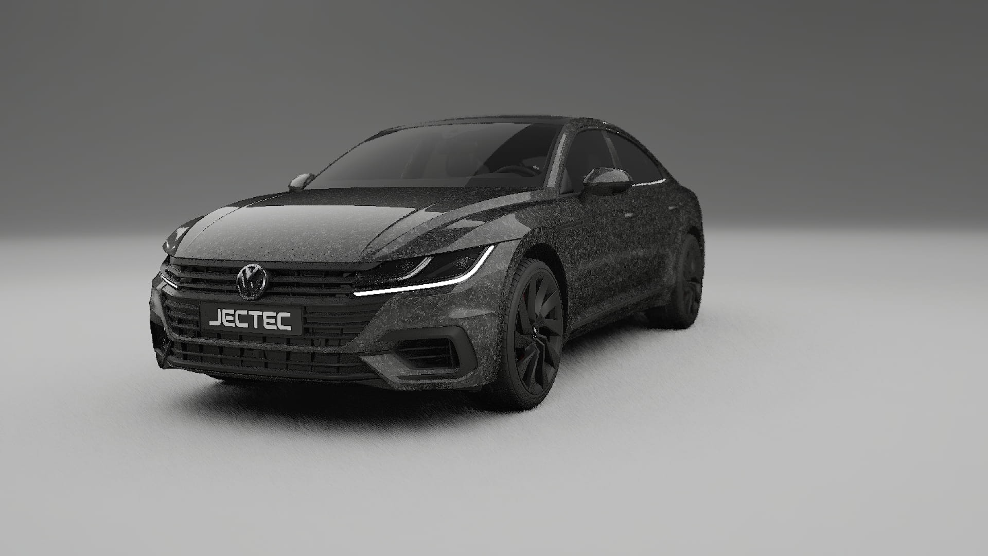 VW Arteon R 3H prefacelift pre LCI TPU Lackskyddsfilm | FORGED S Färgskiftande PPF – Komplett Förskuret Kit 2