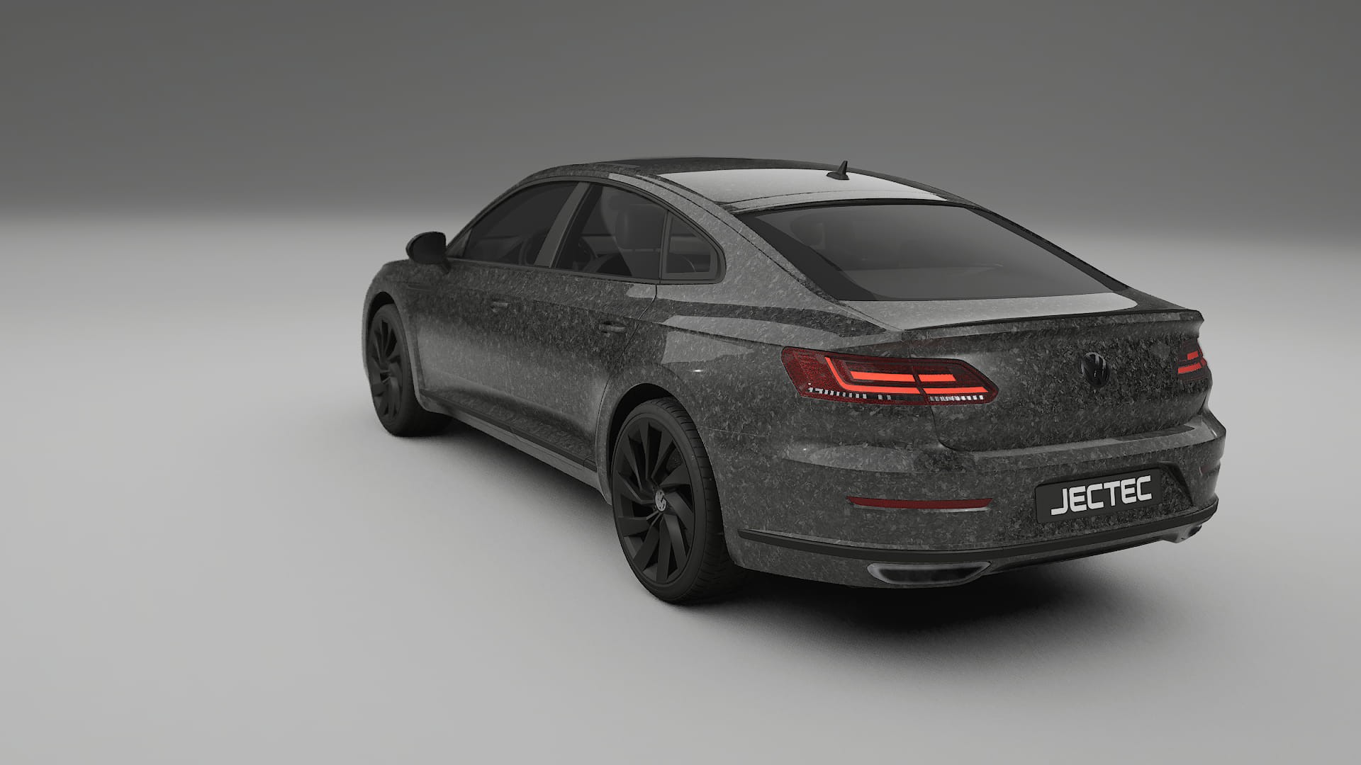 VW Arteon R 3H prefacelift pre LCI TPU Lackskyddsfilm | FORGED S Färgskiftande PPF – Komplett Förskuret Kit