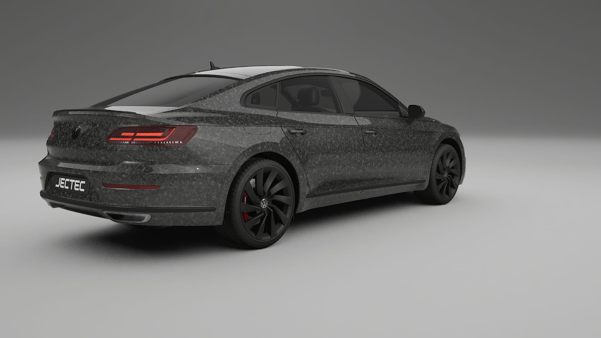 VW Arteon R 3H prefacelift pre LCI TPU Lackskyddsfilm | FORGED S Färgskiftande PPF – Komplett Förskuret Kit