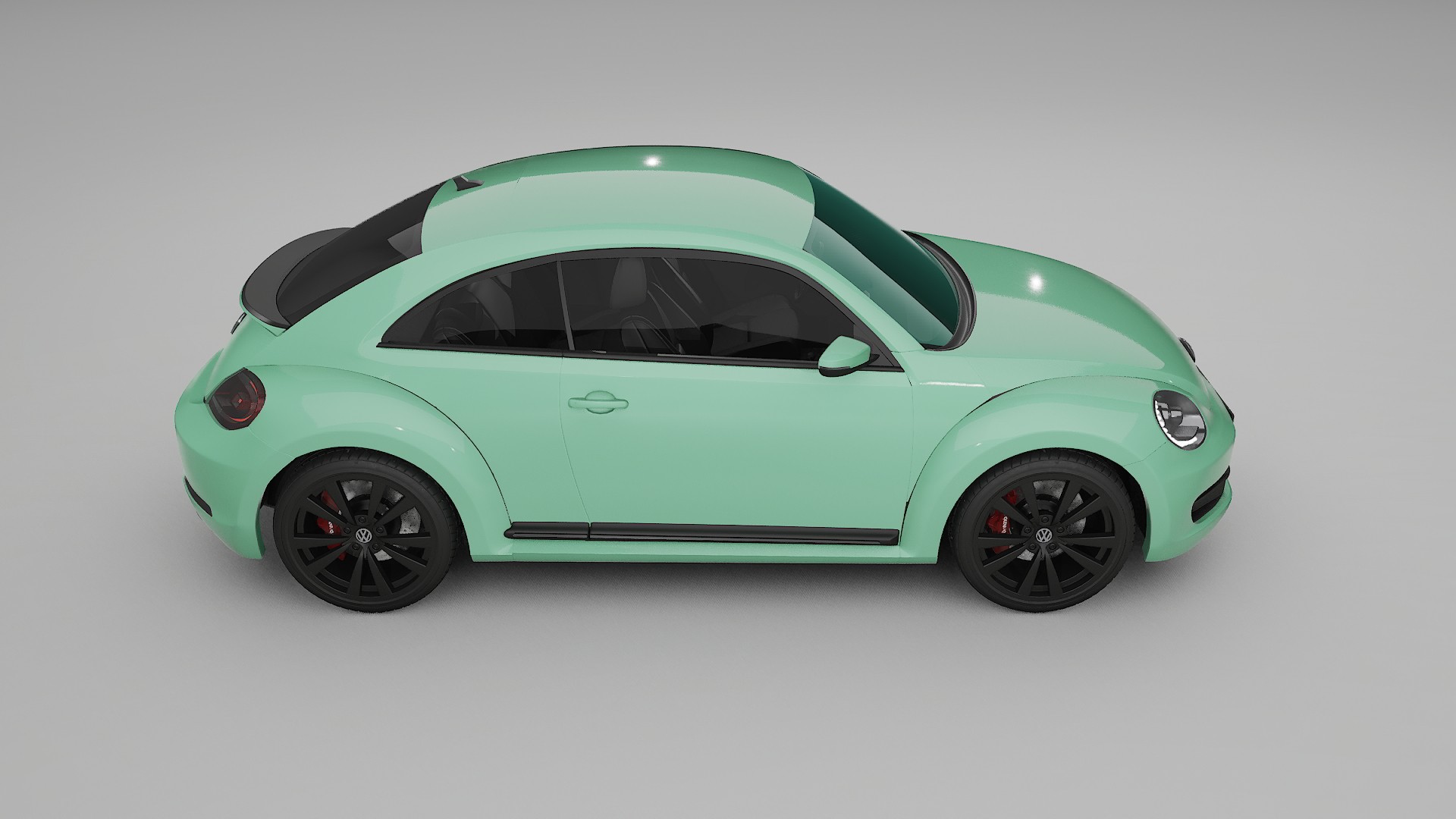 VW Beetle A5 prefacelift pre LCI TPU Lackskyddsfilm | DUSTY Färgskiftande PPF – Komplett Förskuret Kit