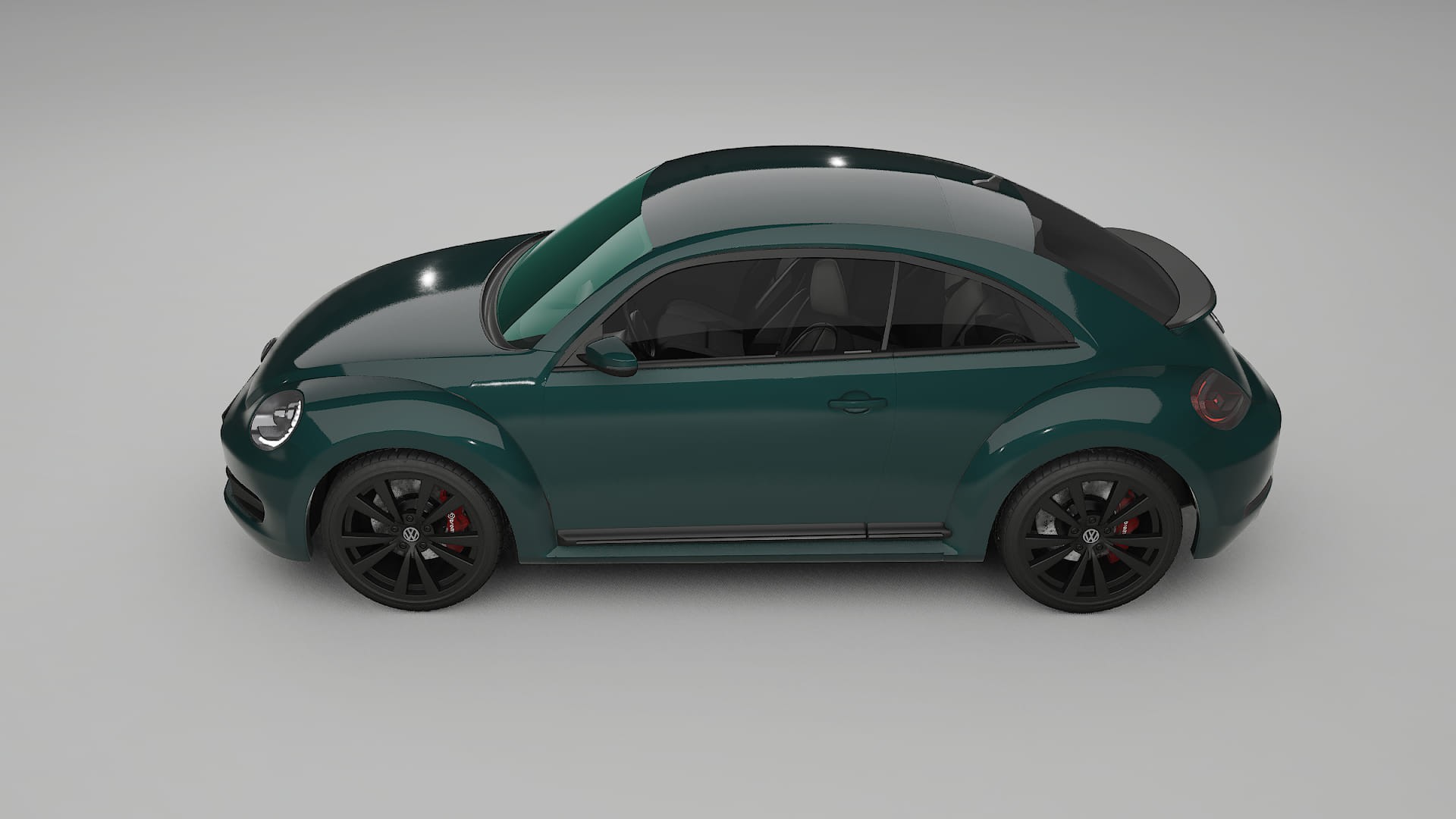 VW Beetle A5 prefacelift pre LCI TPU Lackskyddsfilm | INFERNO Färgskiftande PPF – Komplett Förskuret Kit