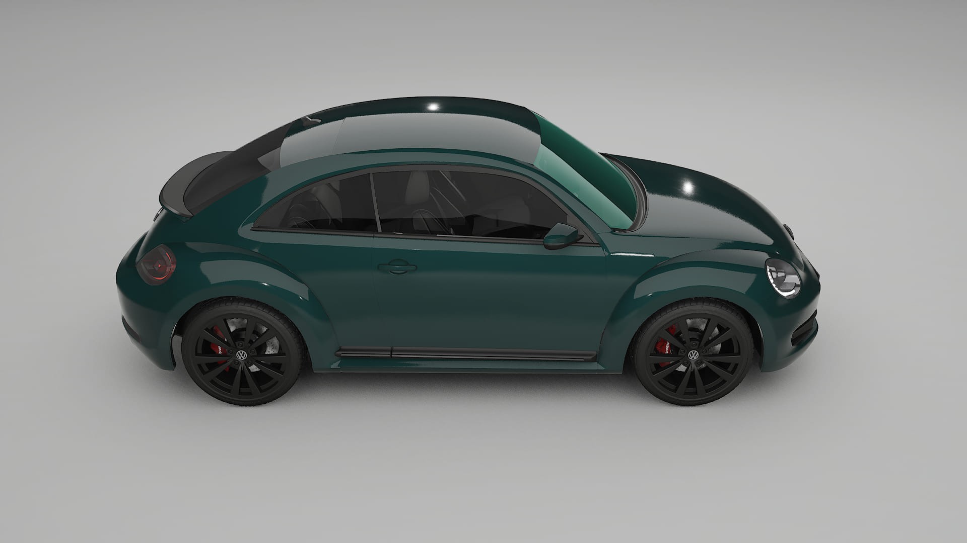 VW Beetle A5 prefacelift pre LCI TPU Lackskyddsfilm | INFERNO Färgskiftande PPF – Komplett Förskuret Kit