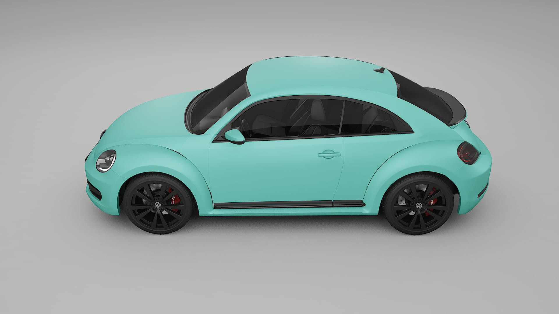 VW Beetle A5 prefacelift pre LCI TPU Lackskyddsfilm | FROST Färgskiftande PPF – Komplett Förskuret Kit