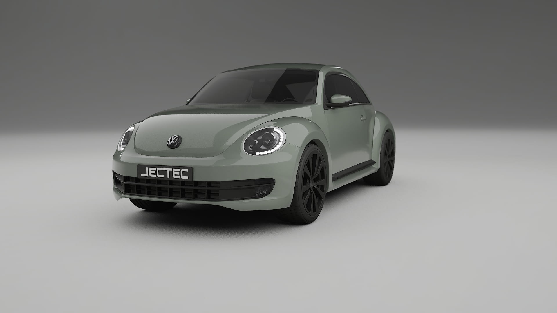 VW Beetle A5 prefacelift pre LCI TPU Lackskyddsfilm | SLATE Färgskiftande PPF – Komplett Förskuret Kit