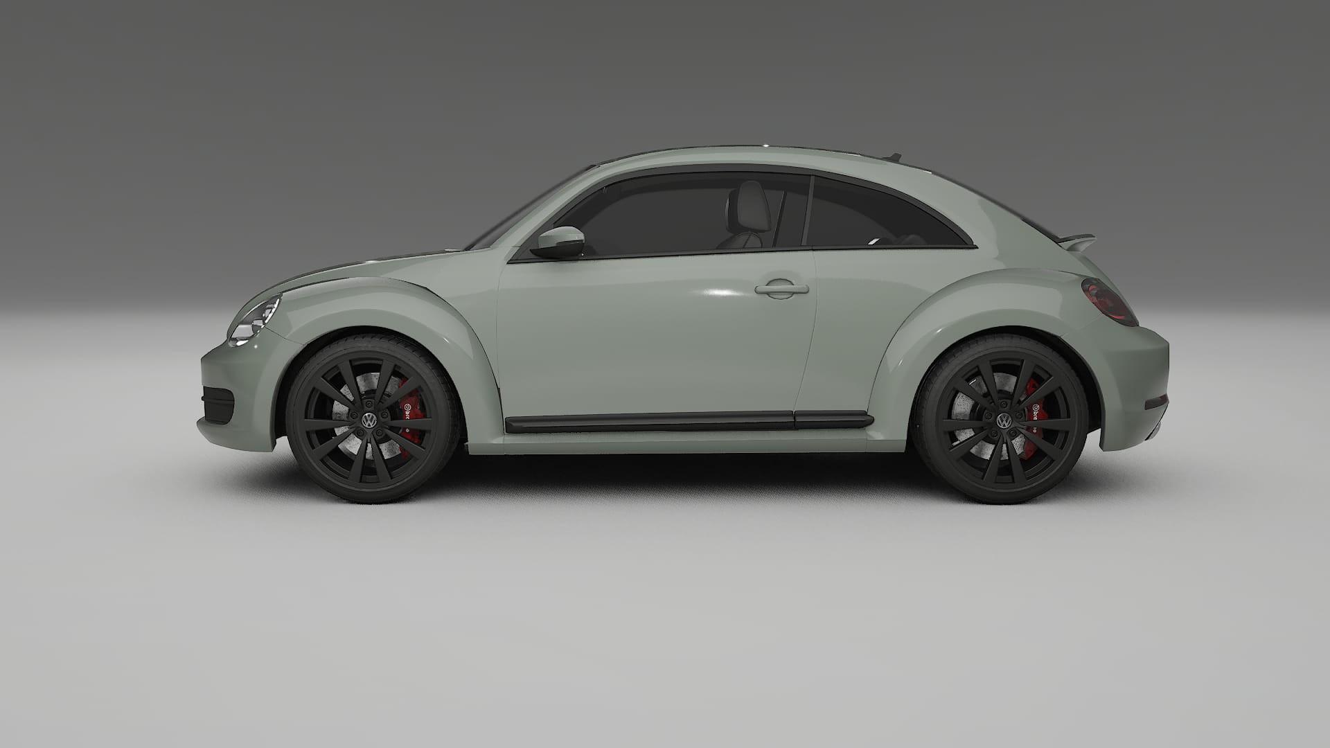 VW Beetle A5 prefacelift pre LCI TPU Lackskyddsfilm | SLATE Färgskiftande PPF – Komplett Förskuret Kit