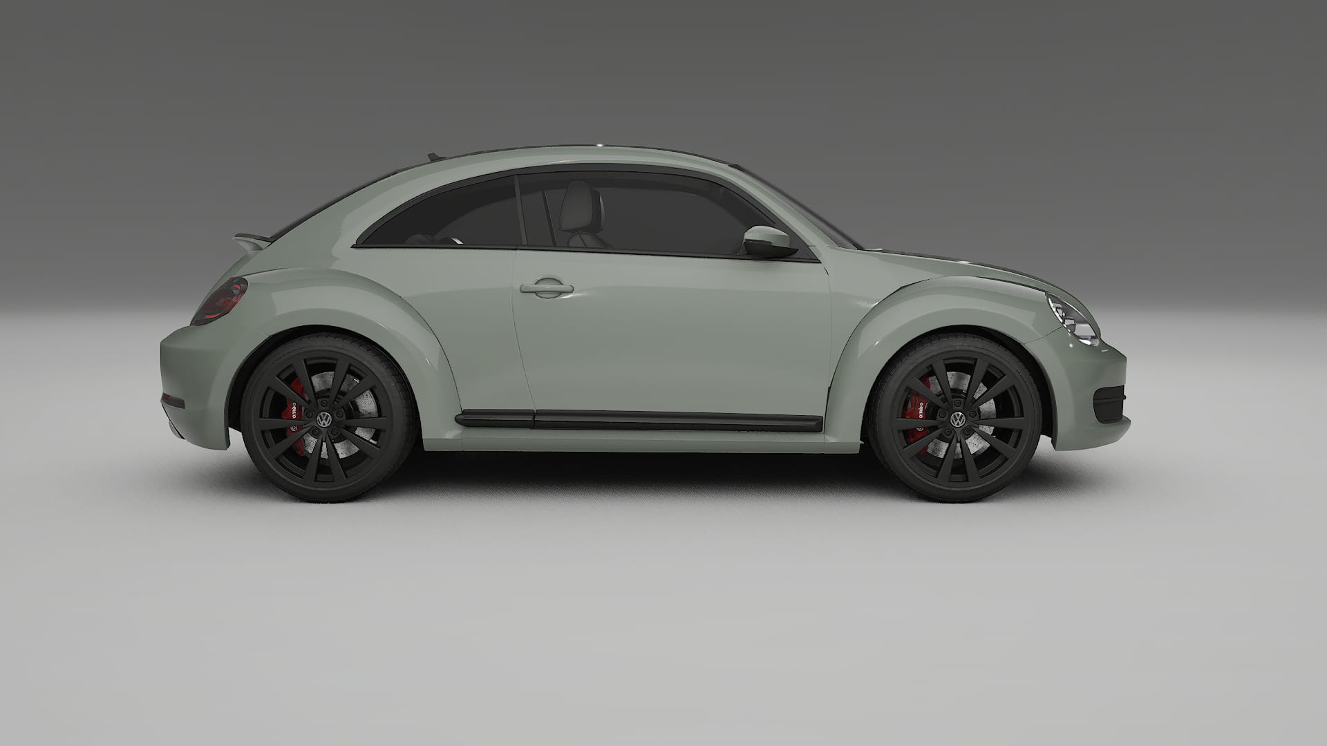 VW Beetle A5 prefacelift pre LCI TPU Lackskyddsfilm | SLATE Färgskiftande PPF – Komplett Förskuret Kit