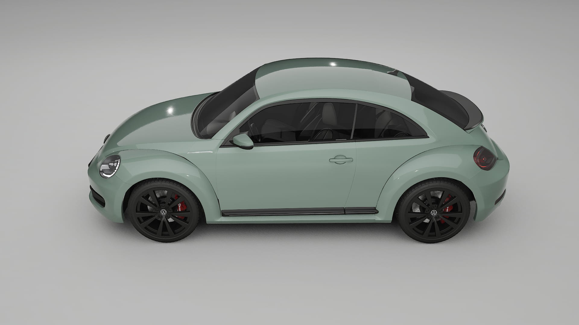 VW Beetle A5 prefacelift pre LCI TPU Lackskyddsfilm | CINDER Färgskiftande PPF – Komplett Förskuret Kit