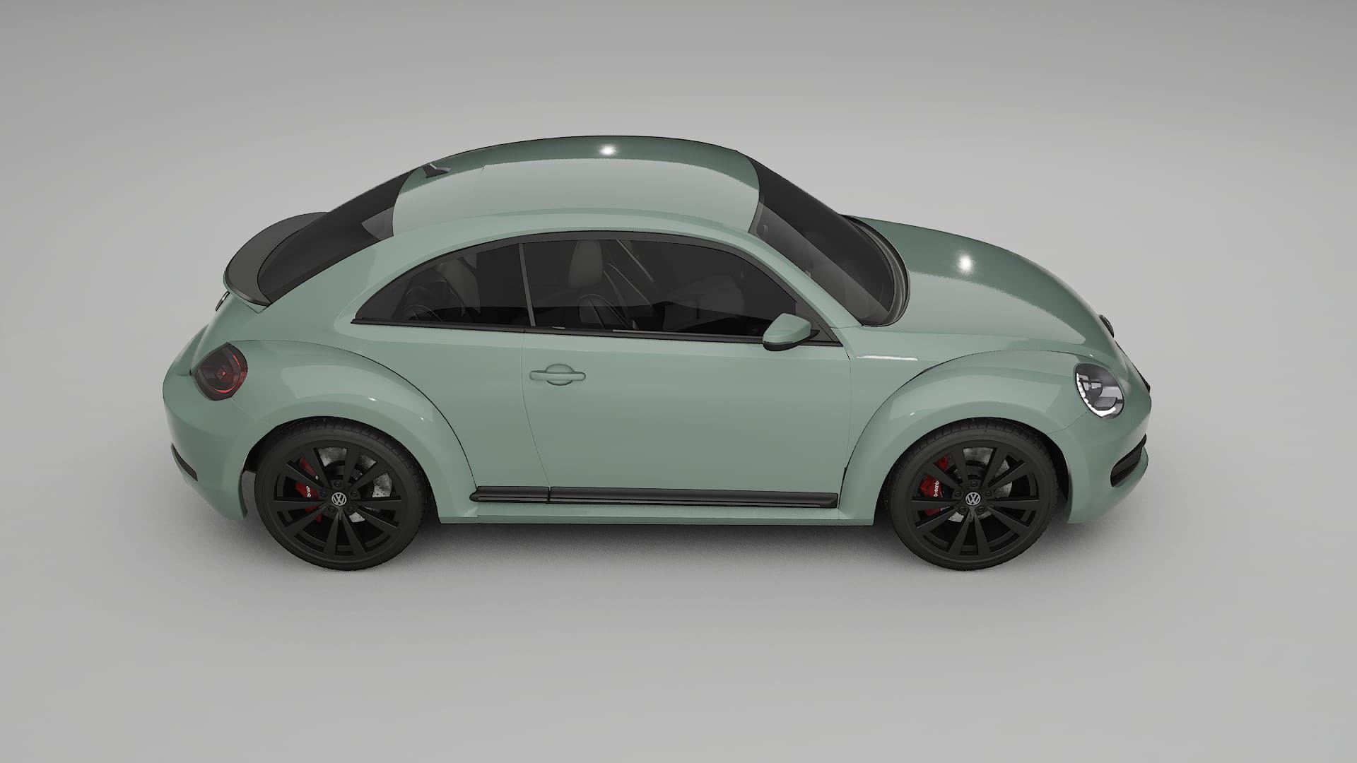 VW Beetle A5 prefacelift pre LCI TPU Lackskyddsfilm | CINDER Färgskiftande PPF – Komplett Förskuret Kit