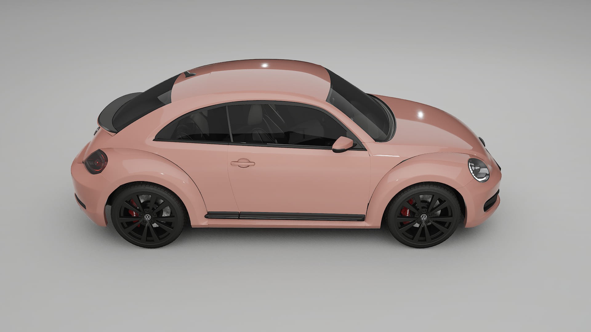 VW Beetle A5 prefacelift pre LCI TPU Lackskyddsfilm | BLUSH Färgskiftande PPF – Komplett Förskuret Kit