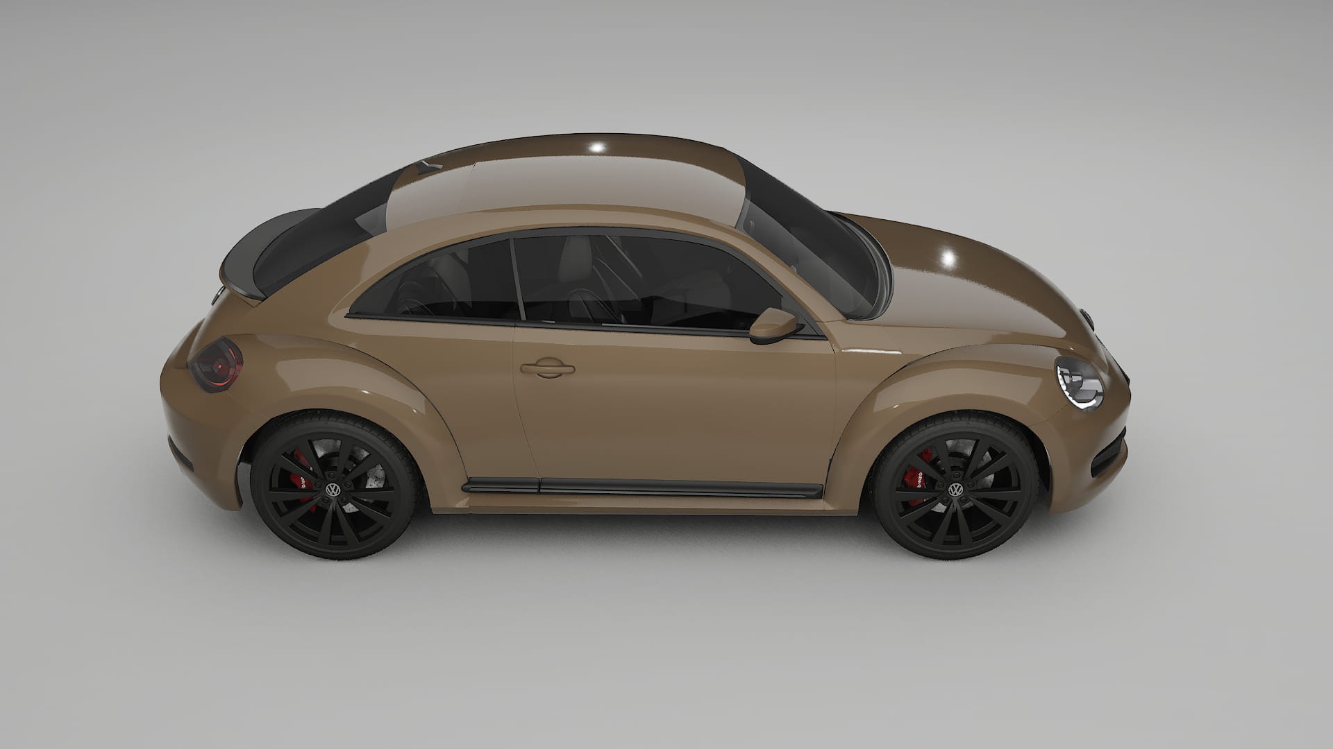 VW Beetle A5 prefacelift pre LCI TPU Lackskyddsfilm | SAHARA Färgskiftande PPF – Komplett Förskuret Kit