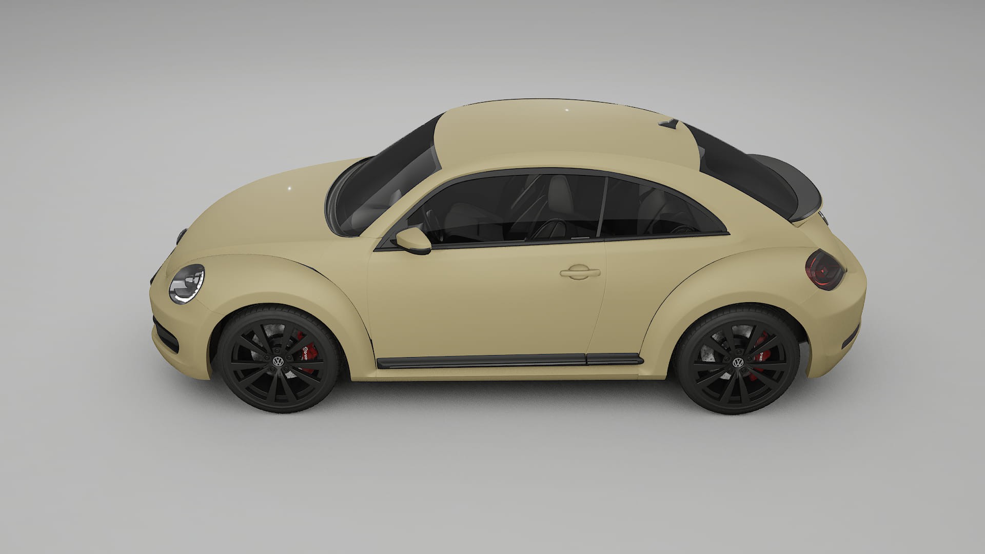 VW Beetle A5 prefacelift pre LCI TPU Lackskyddsfilm | SAND Färgskiftande PPF – Komplett Förskuret Kit