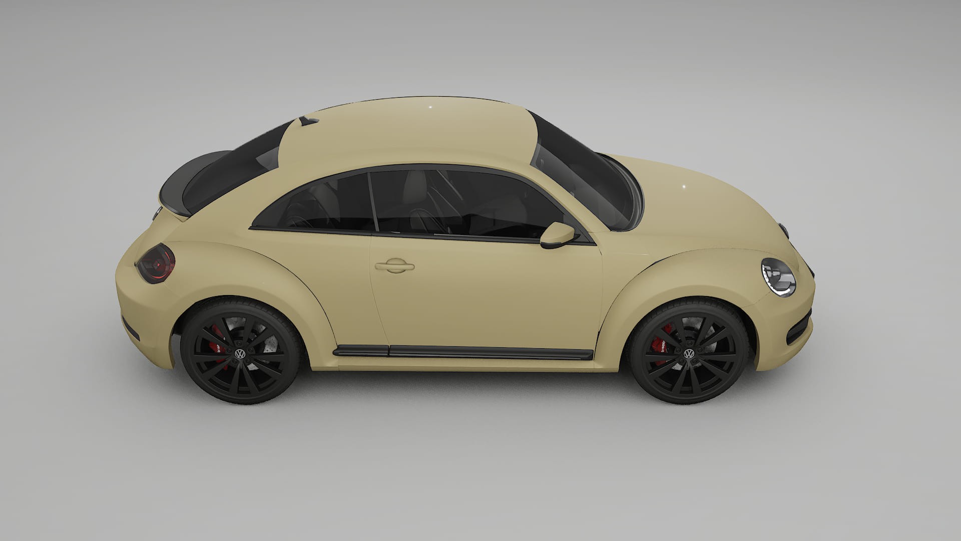 VW Beetle A5 prefacelift pre LCI TPU Lackskyddsfilm | SAND Färgskiftande PPF – Komplett Förskuret Kit
