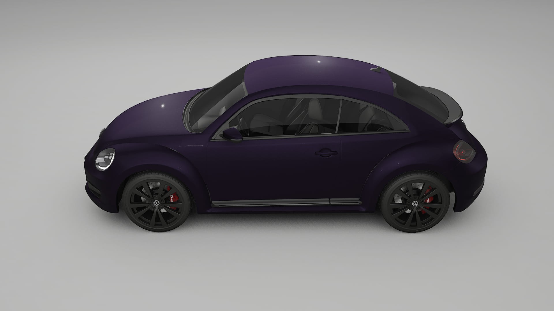 VW Beetle A5 prefacelift pre LCI TPU Lackskyddsfilm | VIOLET Färgskiftande PPF – Komplett Förskuret Kit