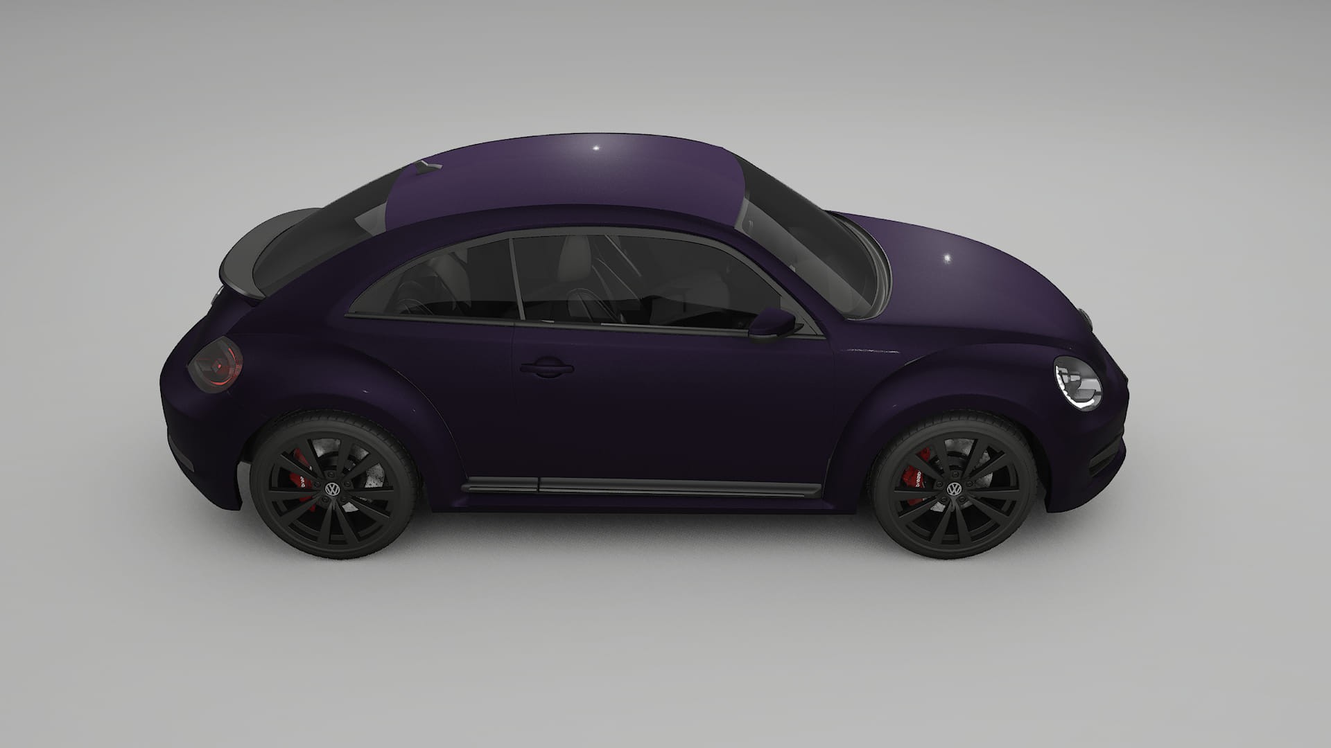 VW Beetle A5 prefacelift pre LCI TPU Lackskyddsfilm | VIOLET Färgskiftande PPF – Komplett Förskuret Kit