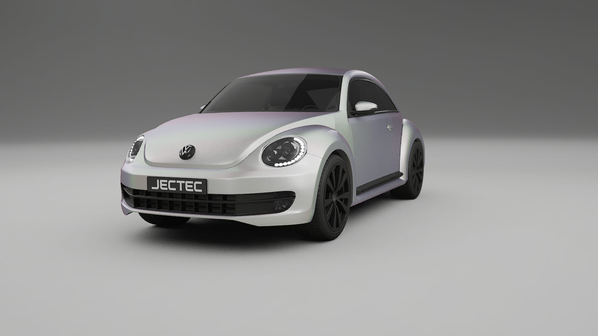VW Beetle A5 prefacelift pre LCI TPU Lackskyddsfilm | NEBULA Färgskiftande PPF – Komplett Förskuret Kit