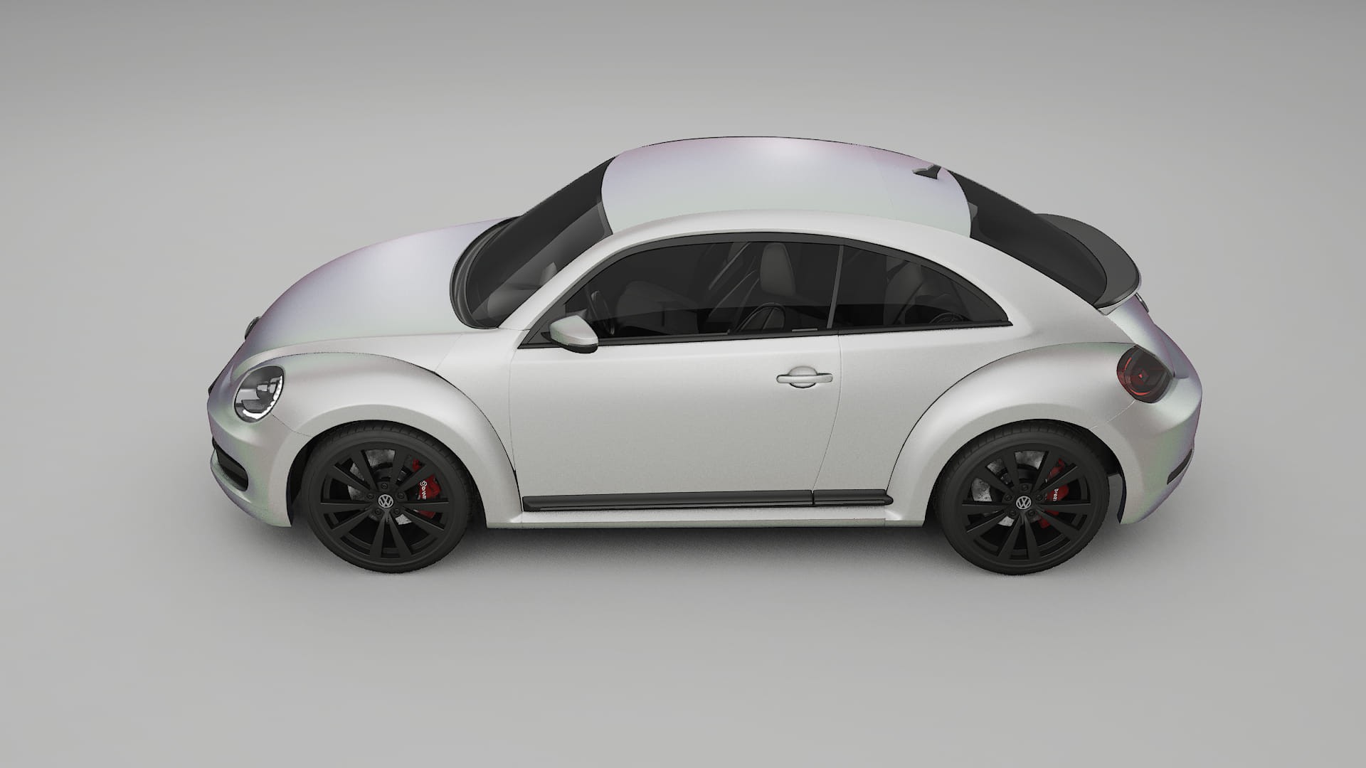 VW Beetle A5 prefacelift pre LCI TPU Lackskyddsfilm | NEBULA Färgskiftande PPF – Komplett Förskuret Kit