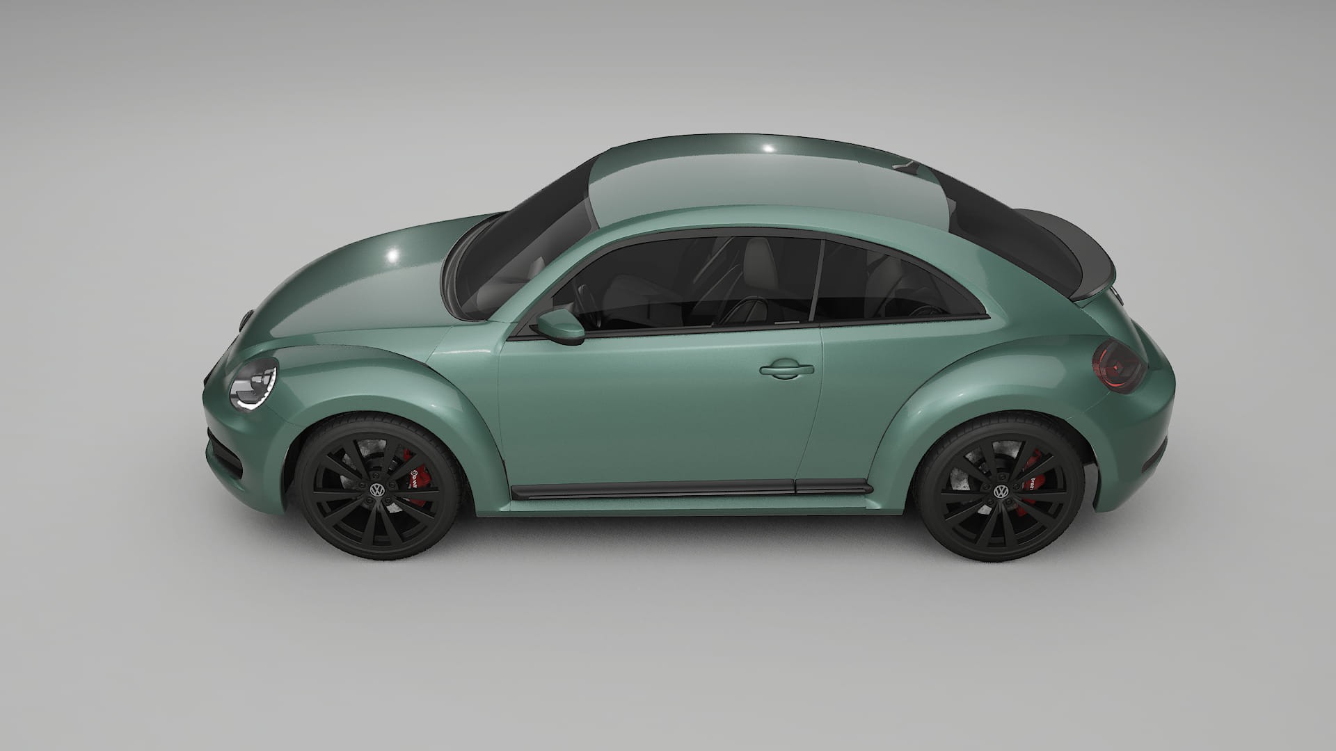 VW Beetle A5 prefacelift pre LCI TPU Lackskyddsfilm | EVERGREEN Färgskiftande PPF – Komplett Förskuret Kit