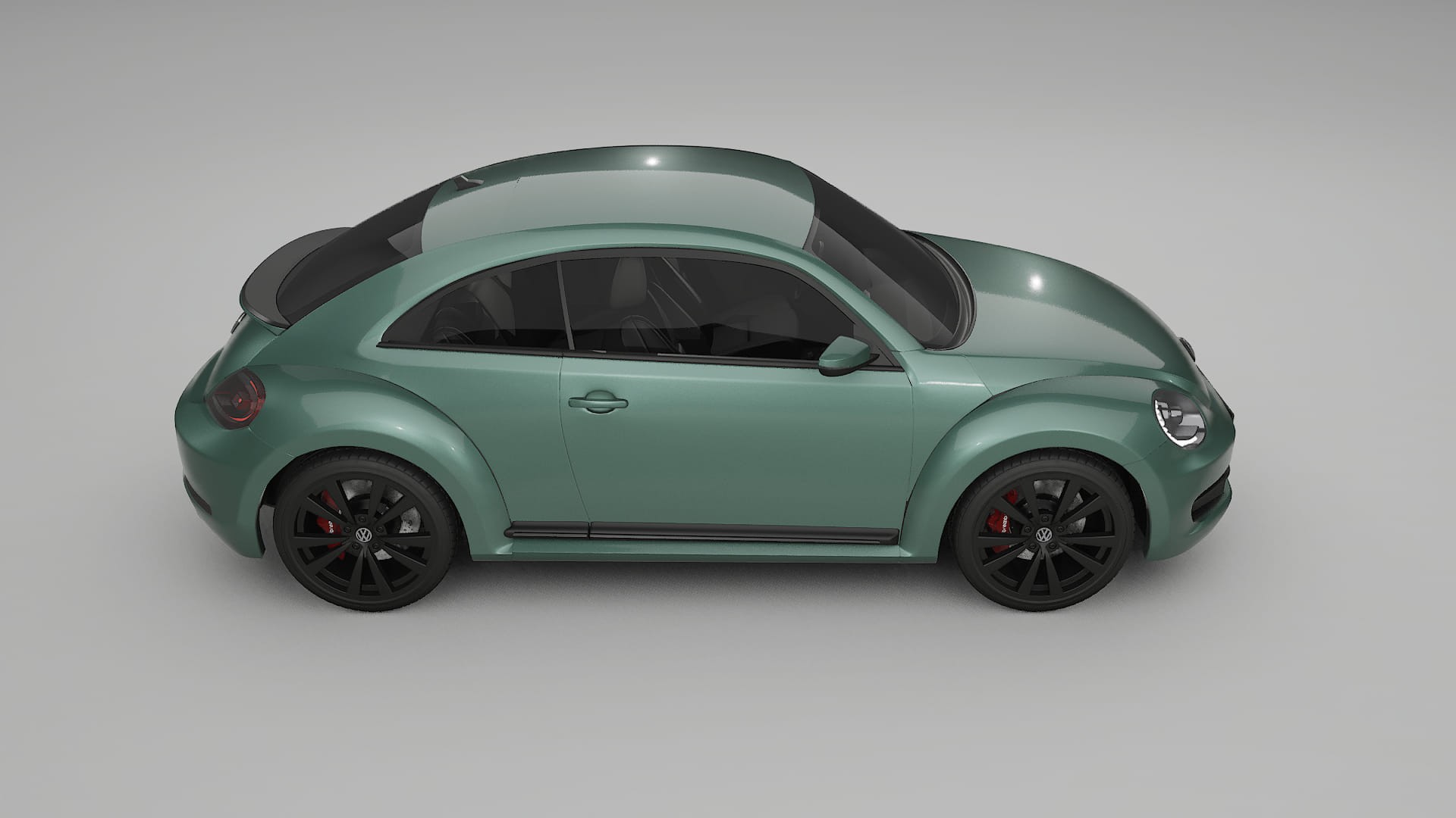 VW Beetle A5 prefacelift pre LCI TPU Lackskyddsfilm | EVERGREEN Färgskiftande PPF – Komplett Förskuret Kit