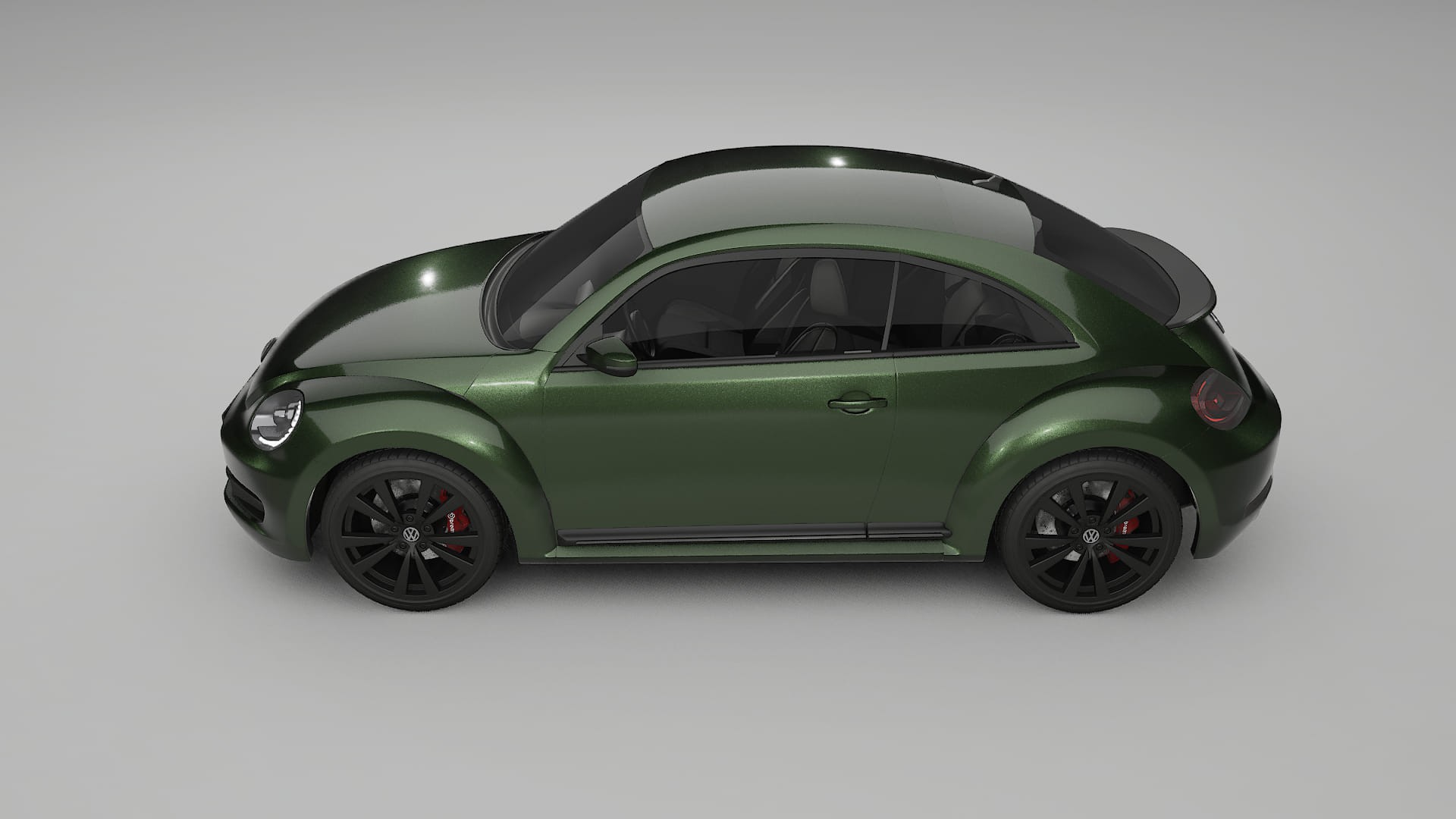 VW Beetle A5 prefacelift pre LCI TPU Lackskyddsfilm | LAGOON Färgskiftande PPF – Komplett Förskuret Kit