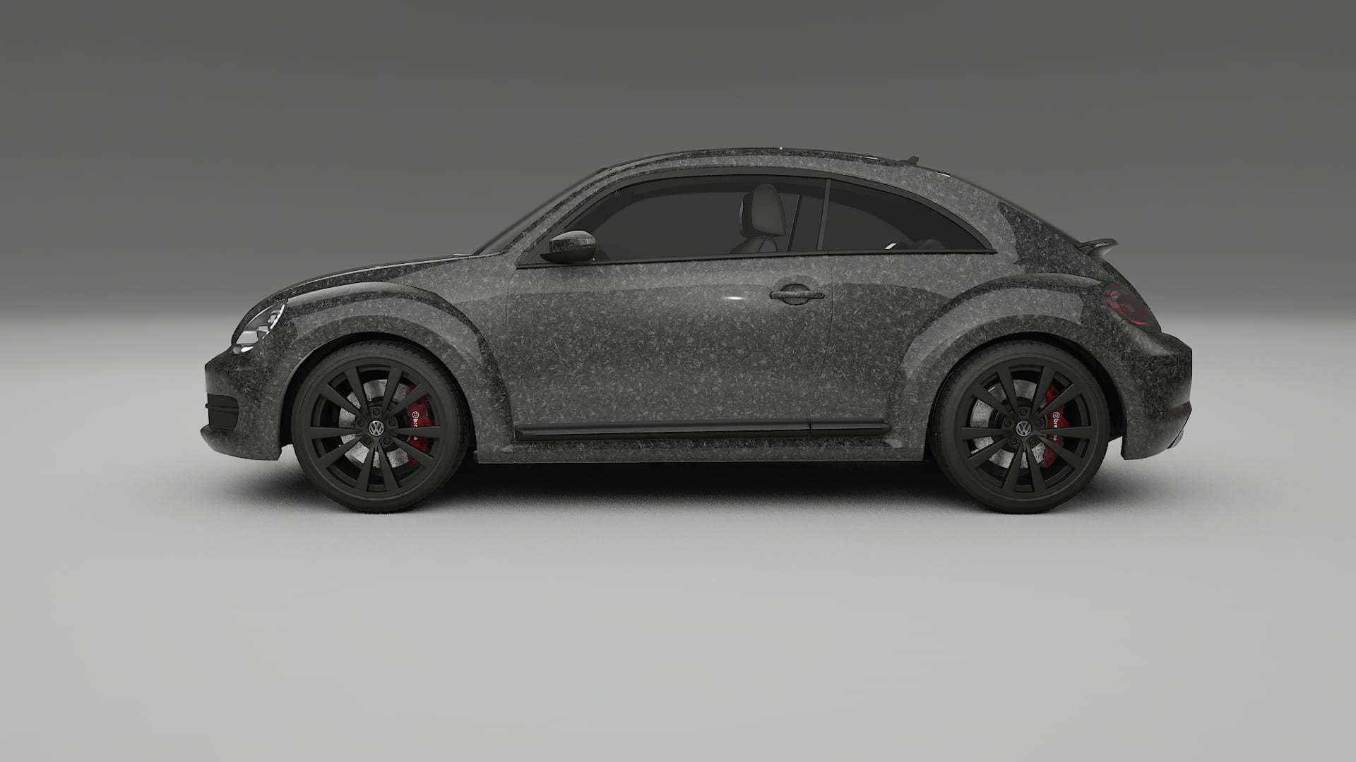 VW Beetle A5 prefacelift pre LCI TPU Lackskyddsfilm | FORGED S Färgskiftande PPF – Komplett Förskuret Kit
