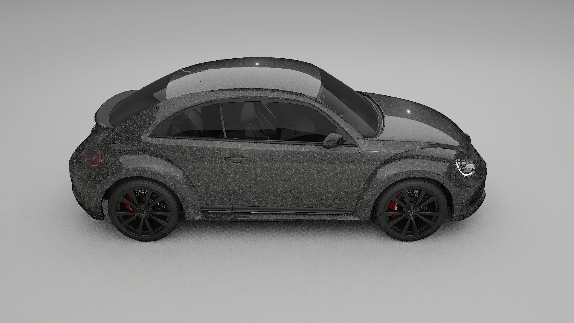 VW Beetle A5 prefacelift pre LCI TPU Lackskyddsfilm | FORGED S Färgskiftande PPF – Komplett Förskuret Kit