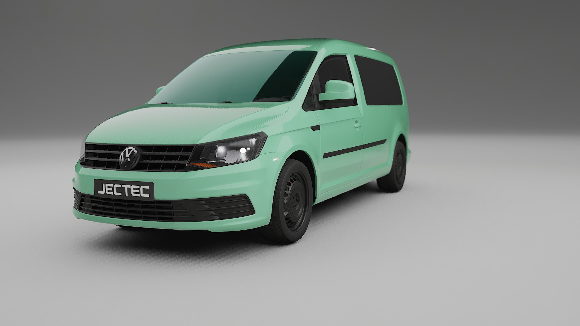 VW Caddy Maxi SB TPU Lackskyddsfilm | DUSTY Färgskiftande PPF – Komplett Förskuret Kit