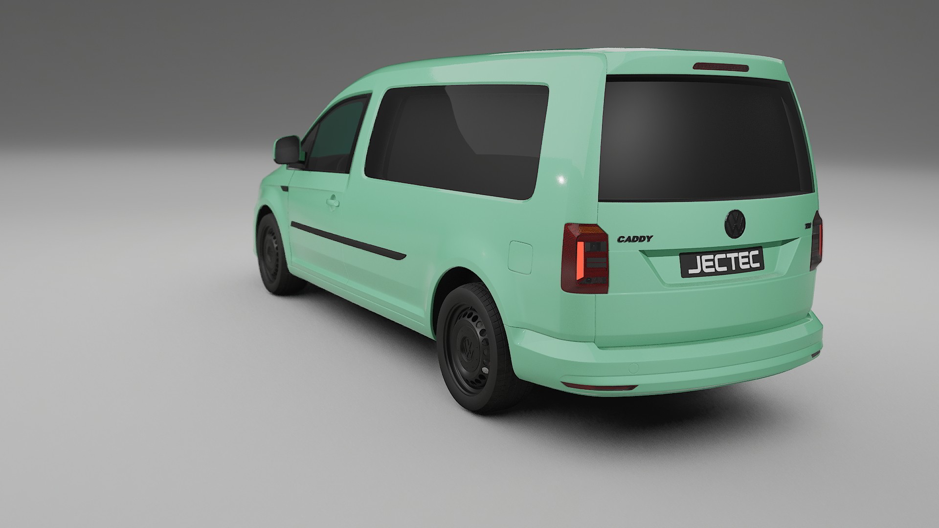 VW Caddy Maxi SB TPU Lackskyddsfilm | DUSTY Färgskiftande PPF – Komplett Förskuret Kit