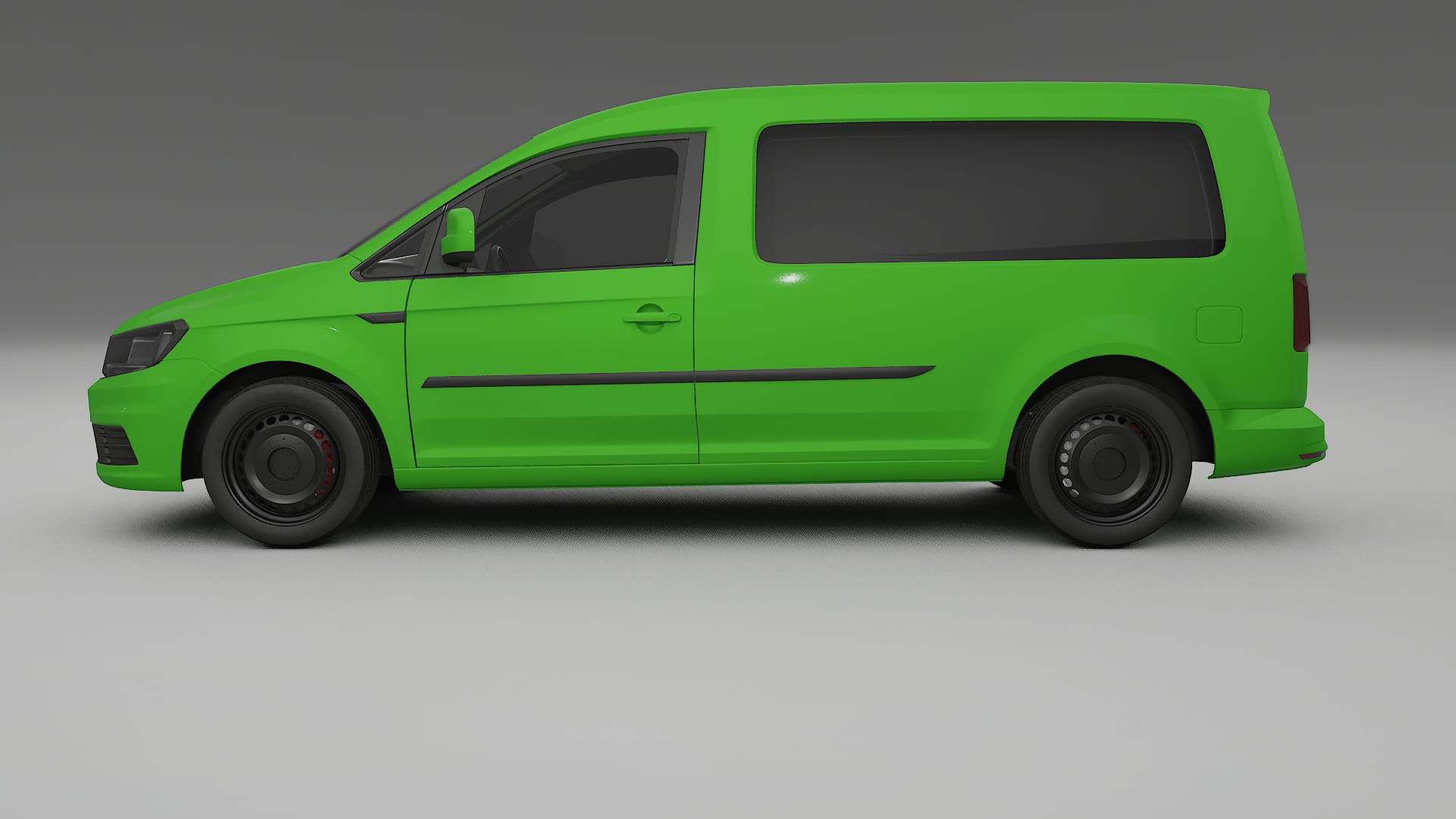 VW Caddy Maxi SB TPU Lackskyddsfilm | VENOM Färgskiftande PPF – Komplett Förskuret Kit