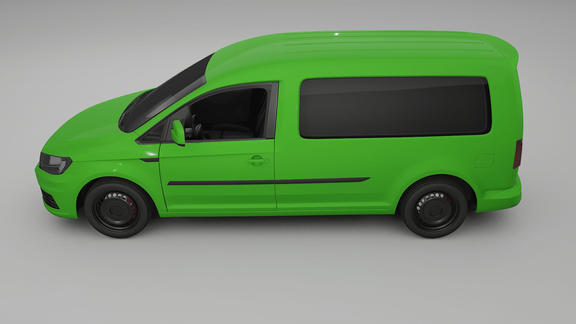 VW Caddy Maxi SB TPU Lackskyddsfilm | VENOM Färgskiftande PPF – Komplett Förskuret Kit