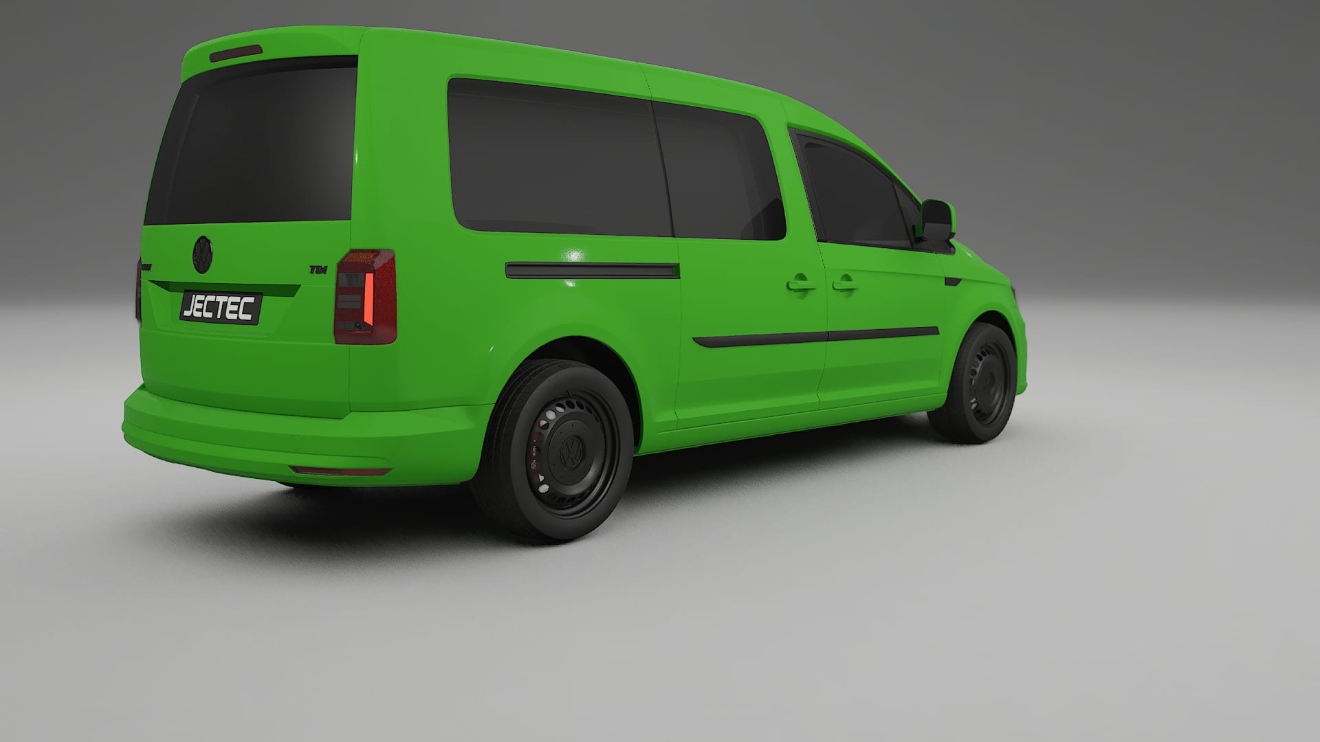 VW Caddy Maxi SB TPU Lackskyddsfilm | VENOM Färgskiftande PPF – Komplett Förskuret Kit