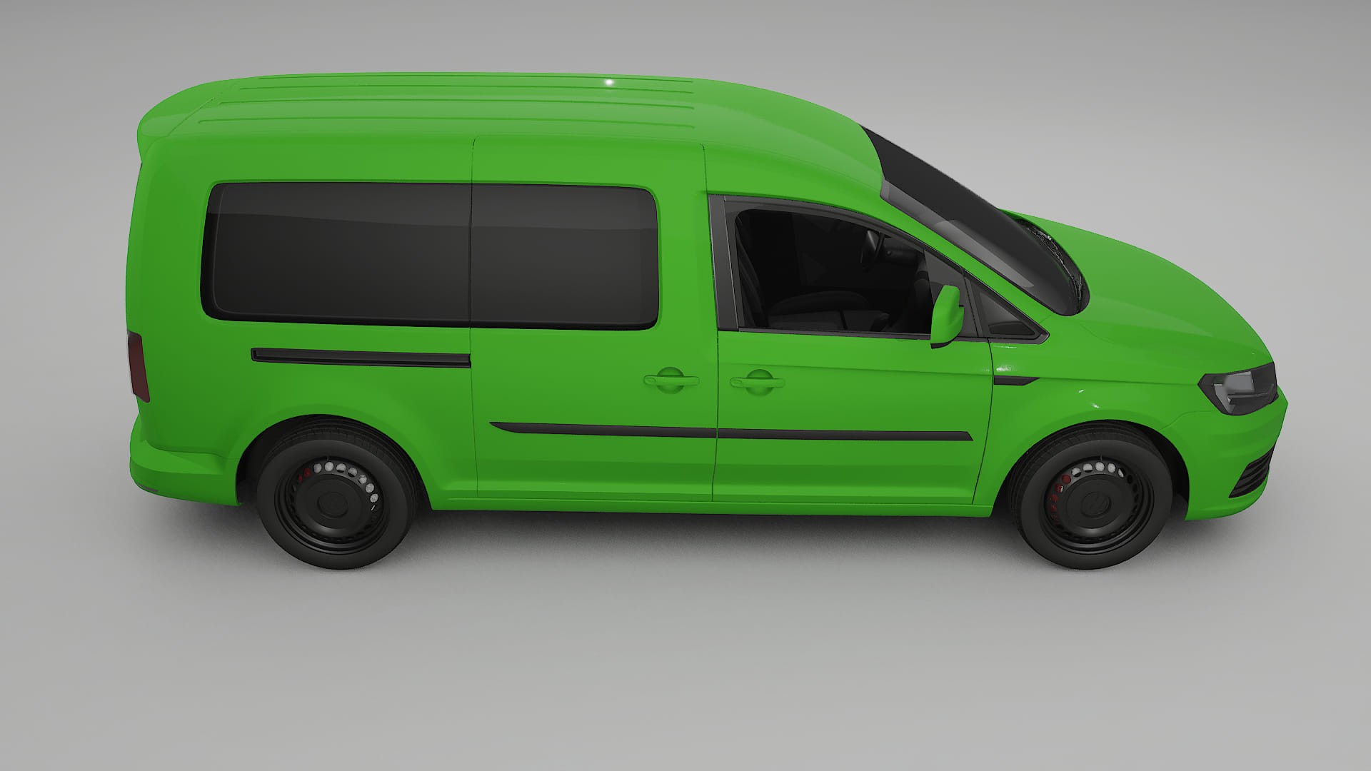 VW Caddy Maxi SB TPU Lackskyddsfilm | VENOM Färgskiftande PPF – Komplett Förskuret Kit