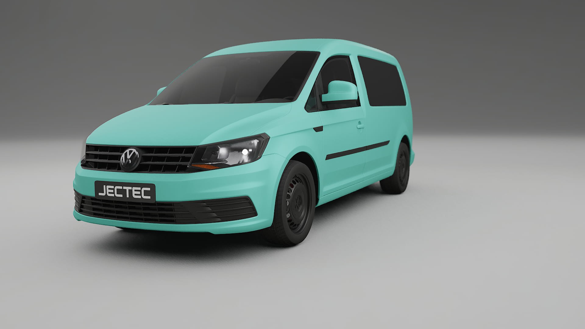 VW Caddy Maxi SB TPU Lackskyddsfilm | FROST Färgskiftande PPF – Komplett Förskuret Kit