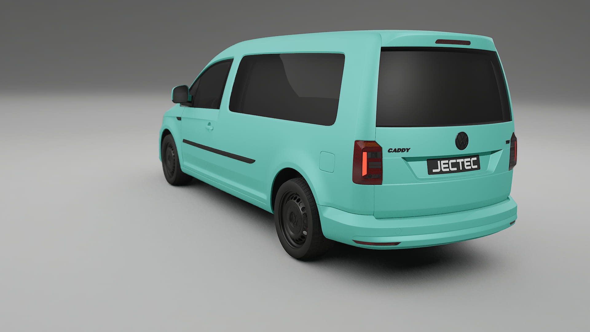 VW Caddy Maxi SB TPU Lackskyddsfilm | FROST Färgskiftande PPF – Komplett Förskuret Kit