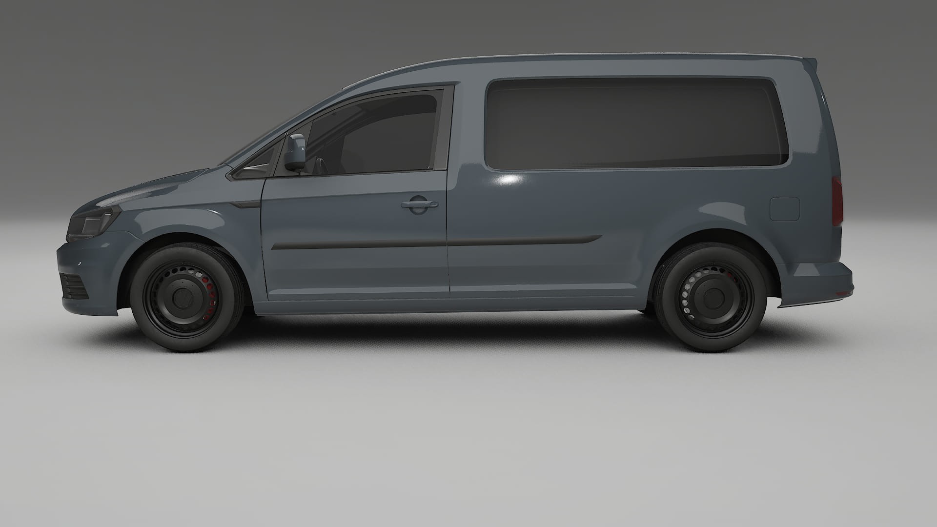 VW Caddy Maxi SB TPU Lackskyddsfilm | GRANITE Färgskiftande PPF – Komplett Förskuret Kit