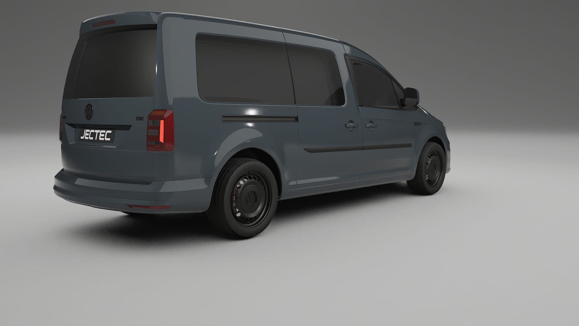 VW Caddy Maxi SB TPU Lackskyddsfilm | GRANITE Färgskiftande PPF – Komplett Förskuret Kit