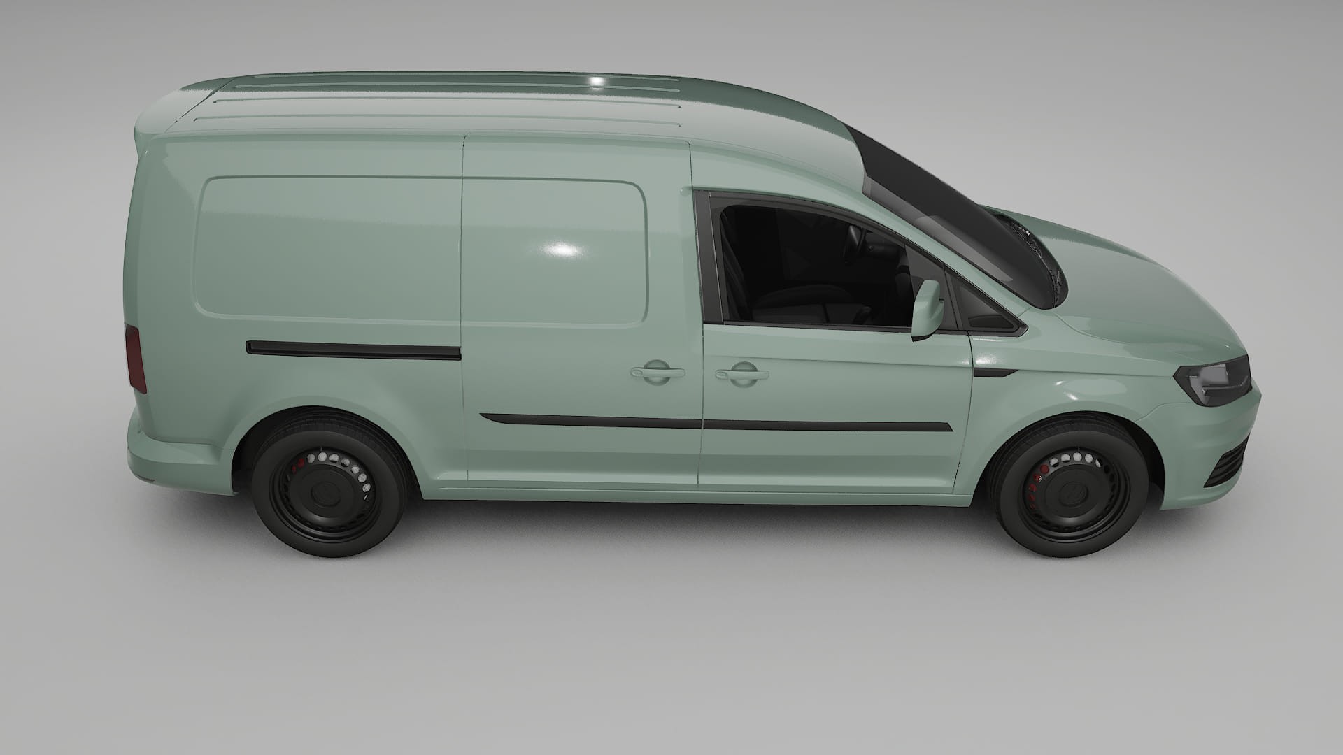 VW Caddy Maxi SB TPU Lackskyddsfilm | CINDER Färgskiftande PPF – Komplett Förskuret Kit