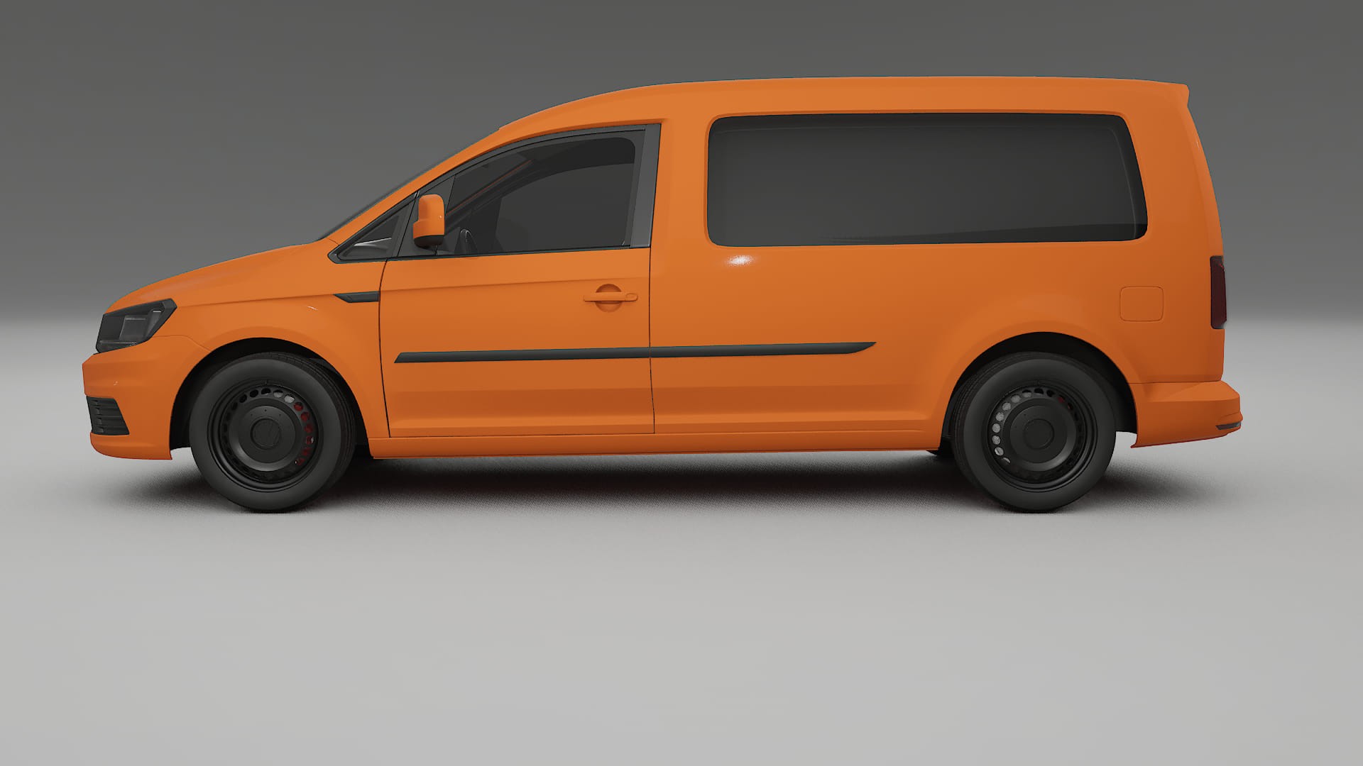 VW Caddy Maxi SB TPU Lackskyddsfilm | ROCKET Färgskiftande PPF – Komplett Förskuret Kit
