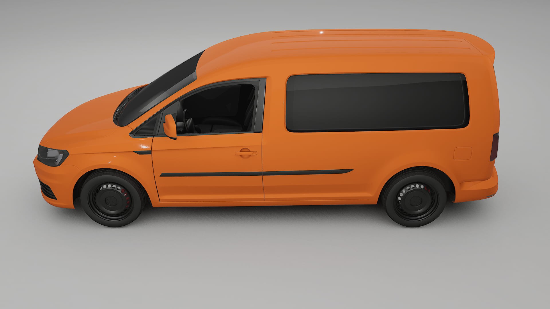 VW Caddy Maxi SB TPU Lackskyddsfilm | ROCKET Färgskiftande PPF – Komplett Förskuret Kit