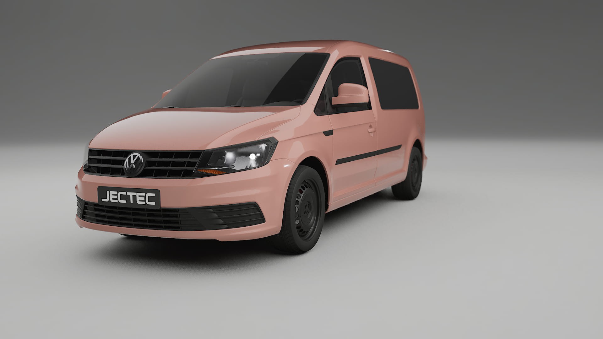 VW Caddy Maxi SB TPU Lackskyddsfilm | BLUSH Färgskiftande PPF – Komplett Förskuret Kit