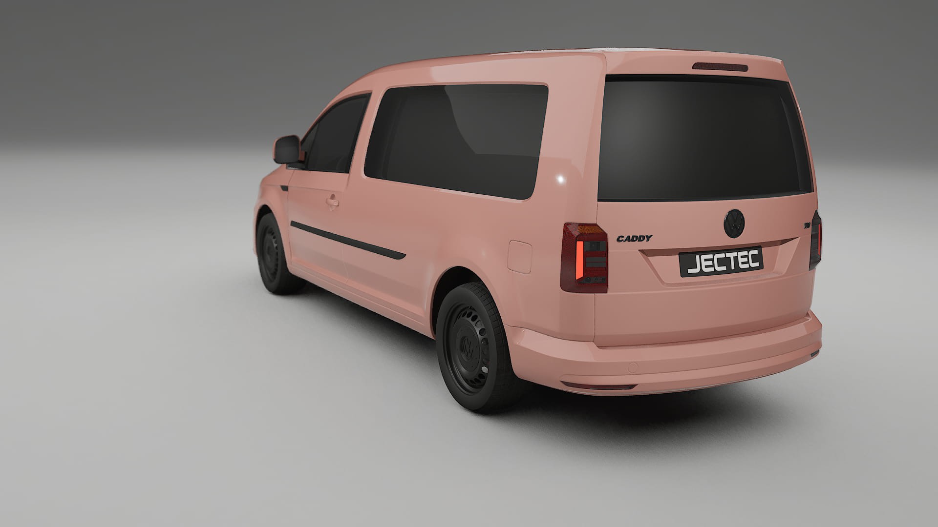 VW Caddy Maxi SB TPU Lackskyddsfilm | BLUSH Färgskiftande PPF – Komplett Förskuret Kit
