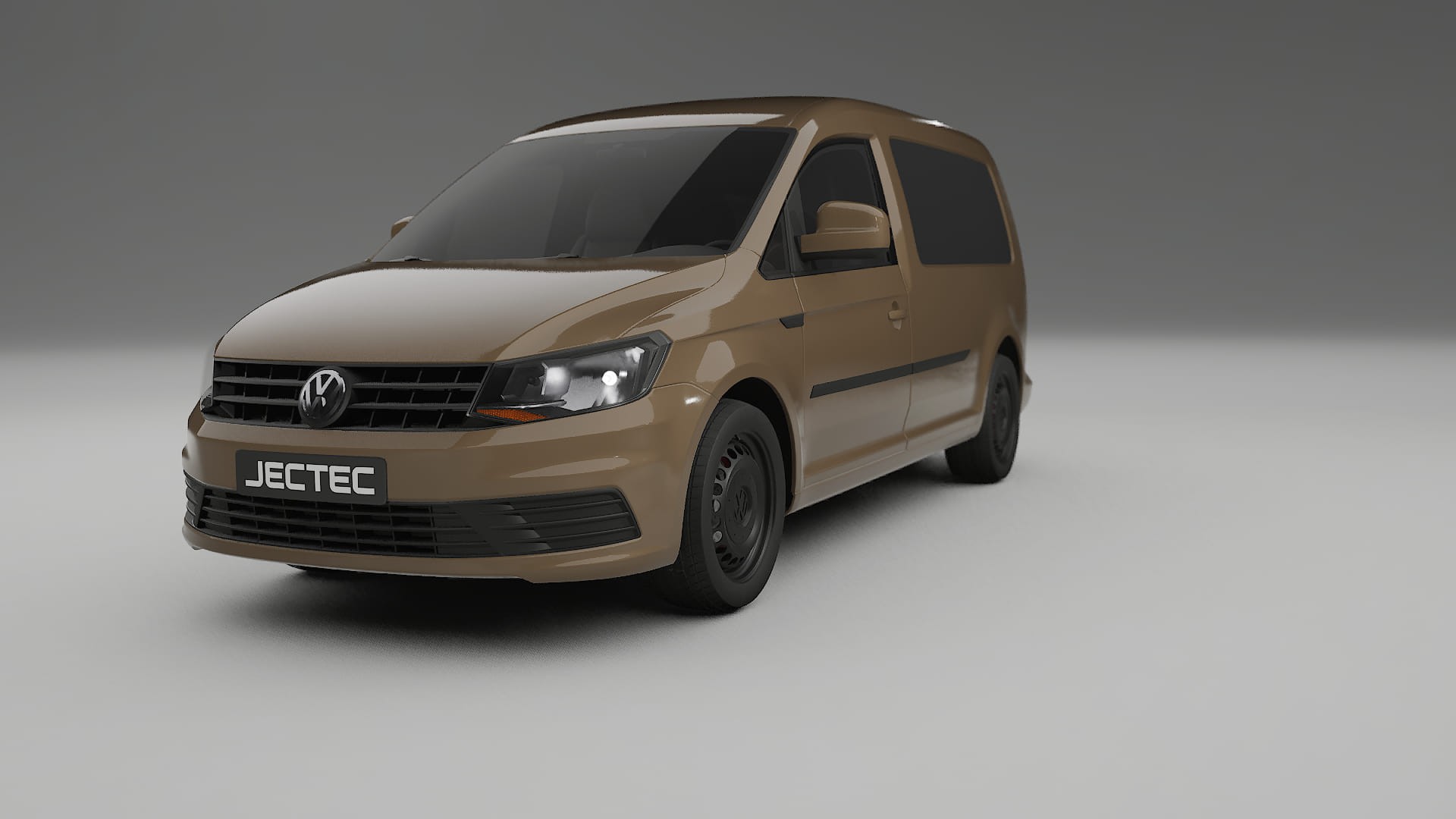 VW Caddy Maxi SB TPU Lackskyddsfilm | SAHARA Färgskiftande PPF – Komplett Förskuret Kit