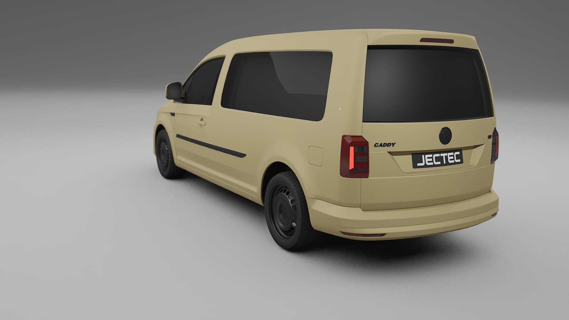 VW Caddy Maxi SB TPU Lackskyddsfilm | SAND Färgskiftande PPF – Komplett Förskuret Kit