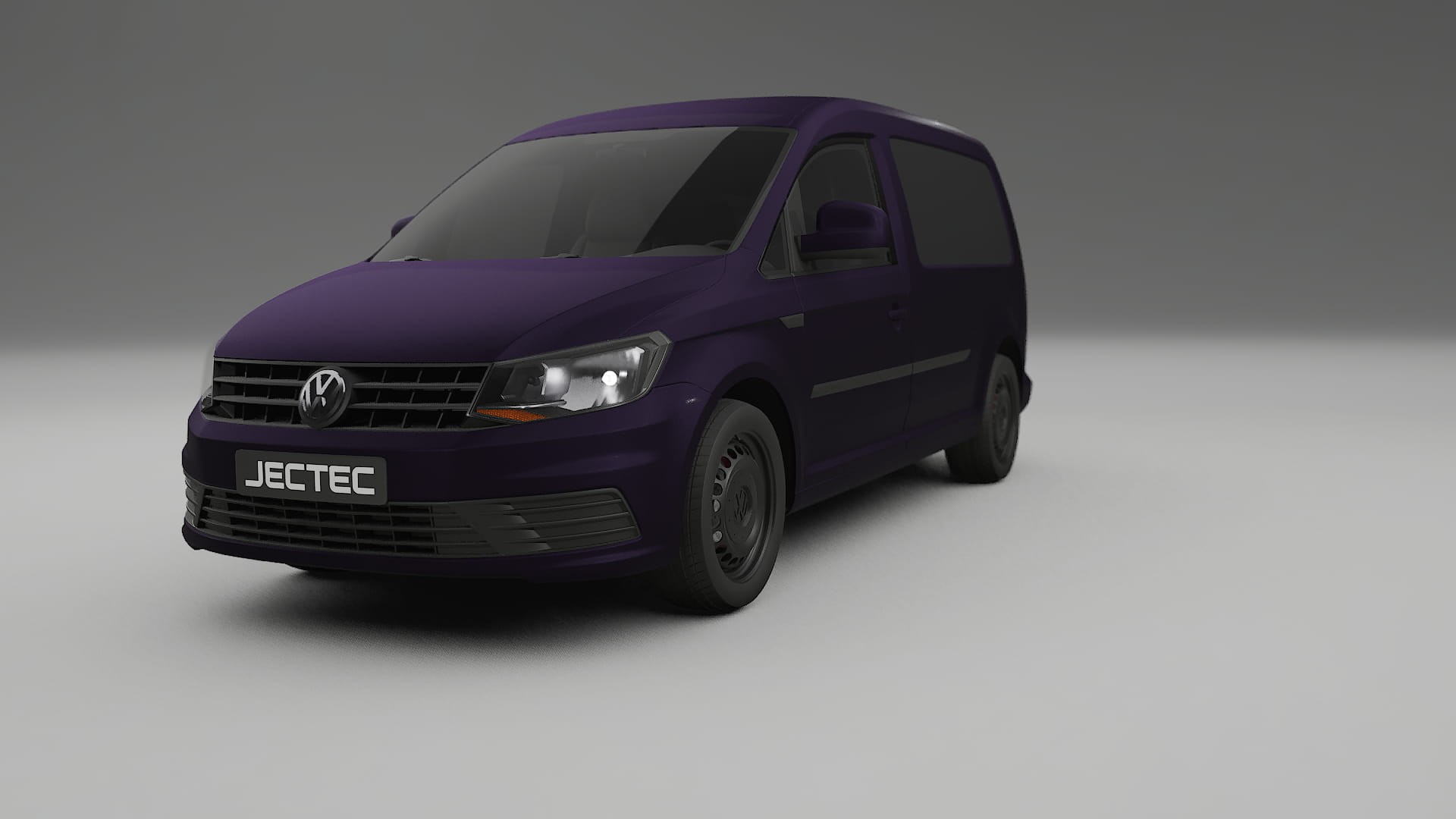 VW Caddy Maxi SB TPU Lackskyddsfilm | VIOLET Färgskiftande PPF – Komplett Förskuret Kit
