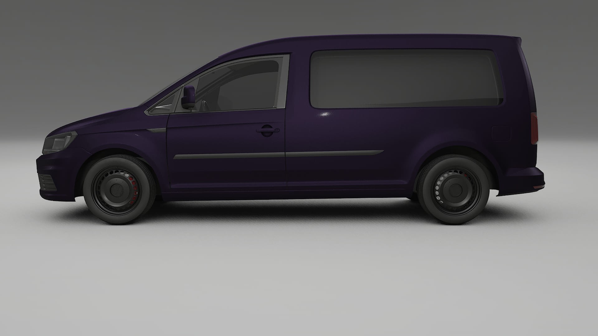 VW Caddy Maxi SB TPU Lackskyddsfilm | VIOLET Färgskiftande PPF – Komplett Förskuret Kit