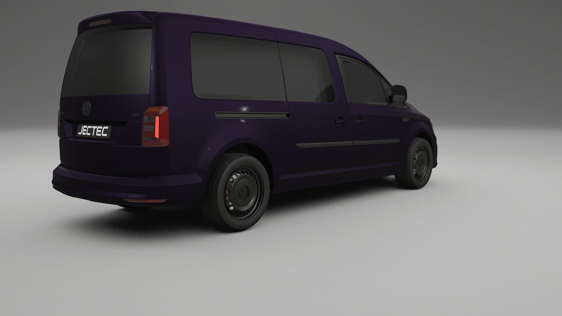 VW Caddy Maxi SB TPU Lackskyddsfilm | VIOLET Färgskiftande PPF – Komplett Förskuret Kit