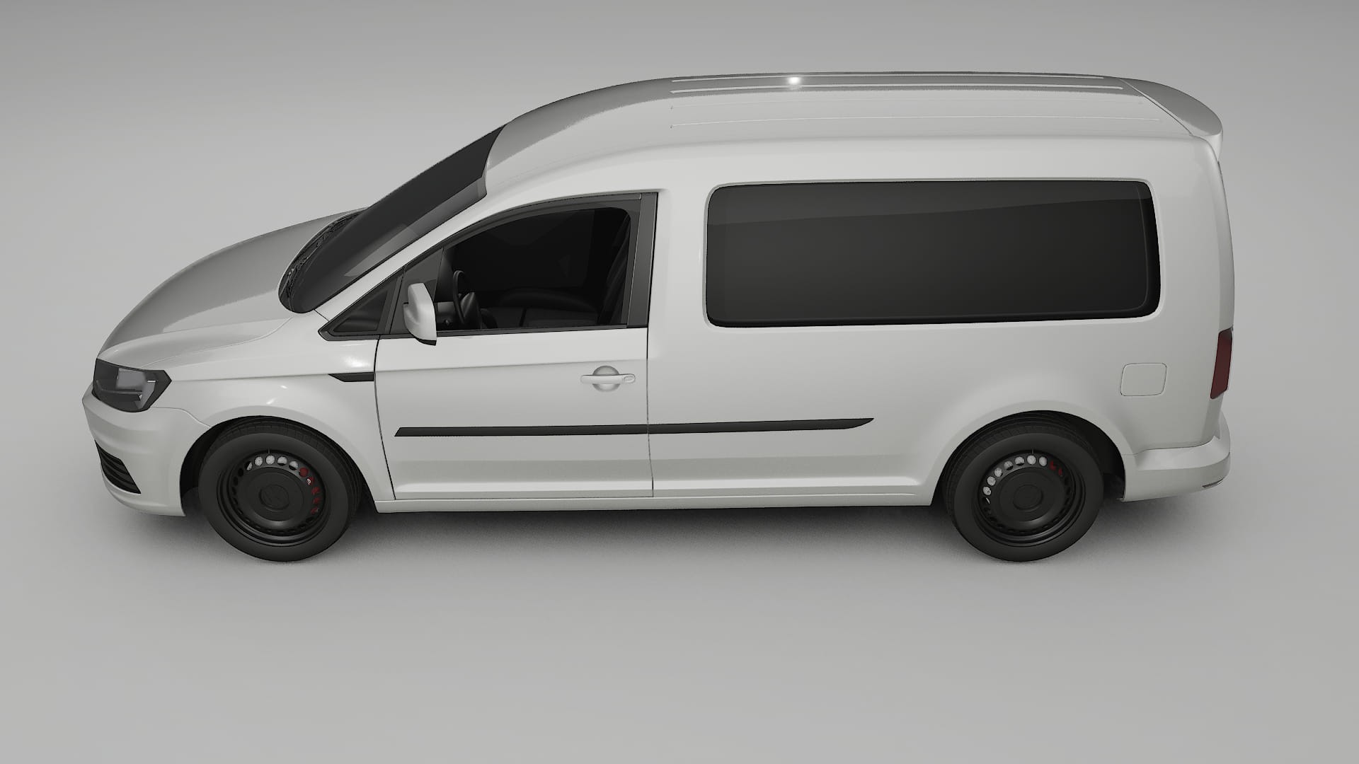 VW Caddy Maxi SB TPU Lackskyddsfilm | PEARL Färgskiftande PPF – Komplett Förskuret Kit