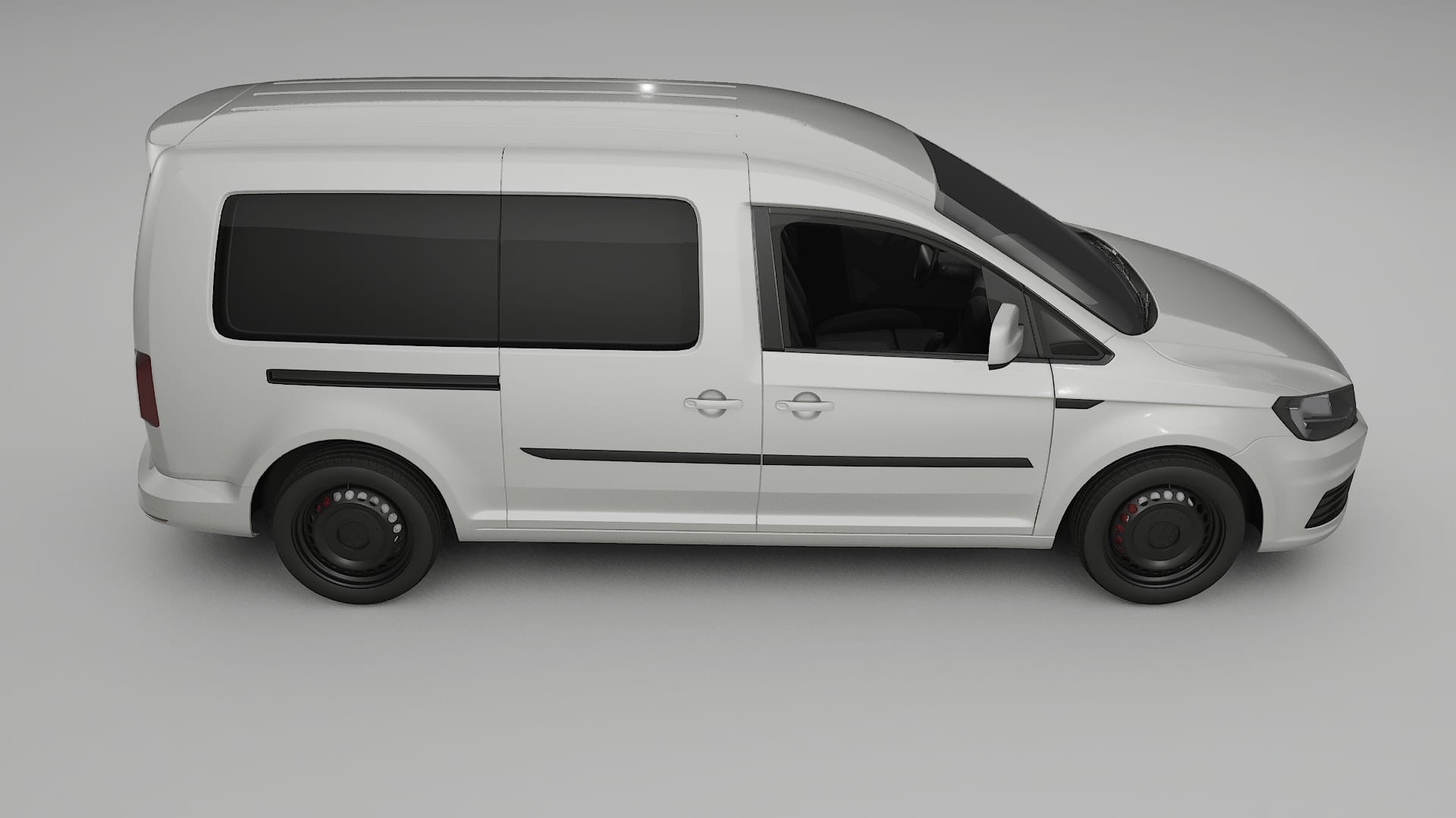 VW Caddy Maxi SB TPU Lackskyddsfilm | PEARL Färgskiftande PPF – Komplett Förskuret Kit