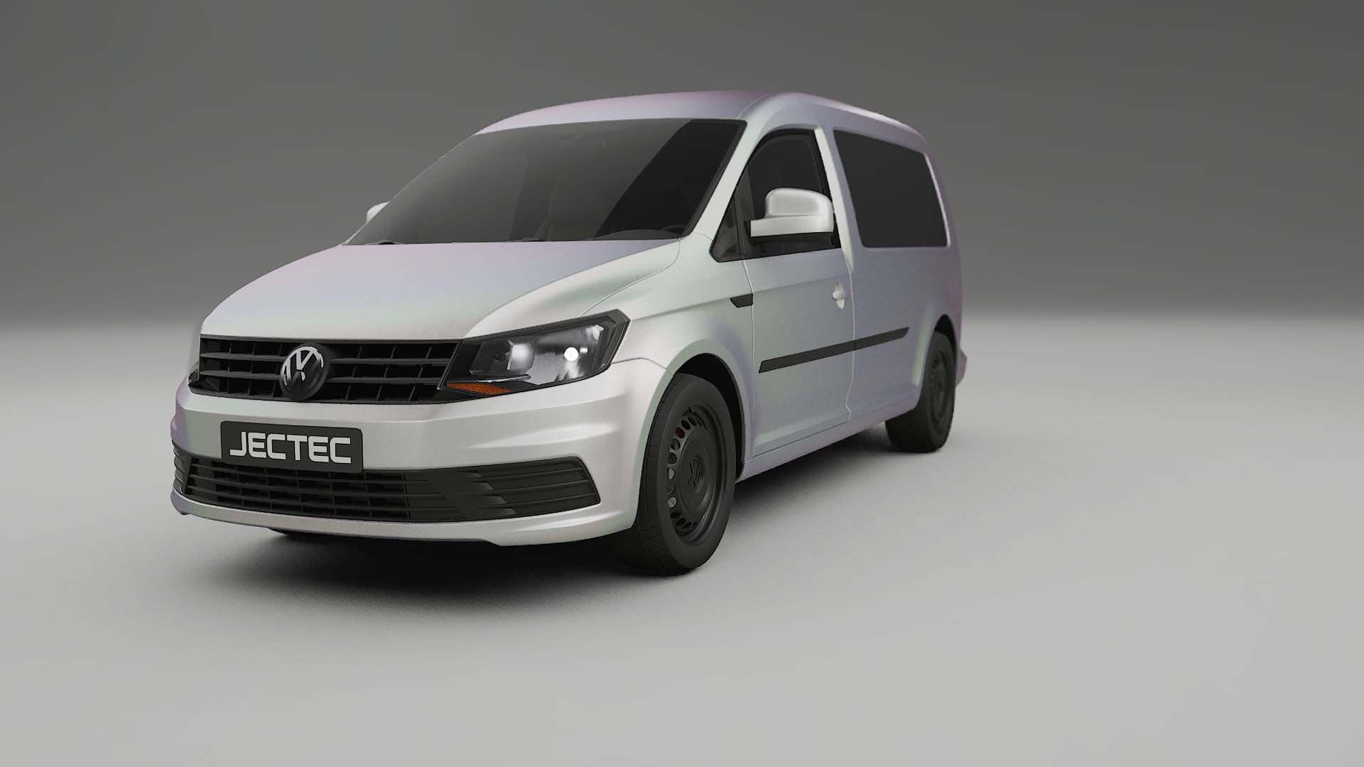 VW Caddy Maxi SB TPU Lackskyddsfilm | NEBULA Färgskiftande PPF – Komplett Förskuret Kit