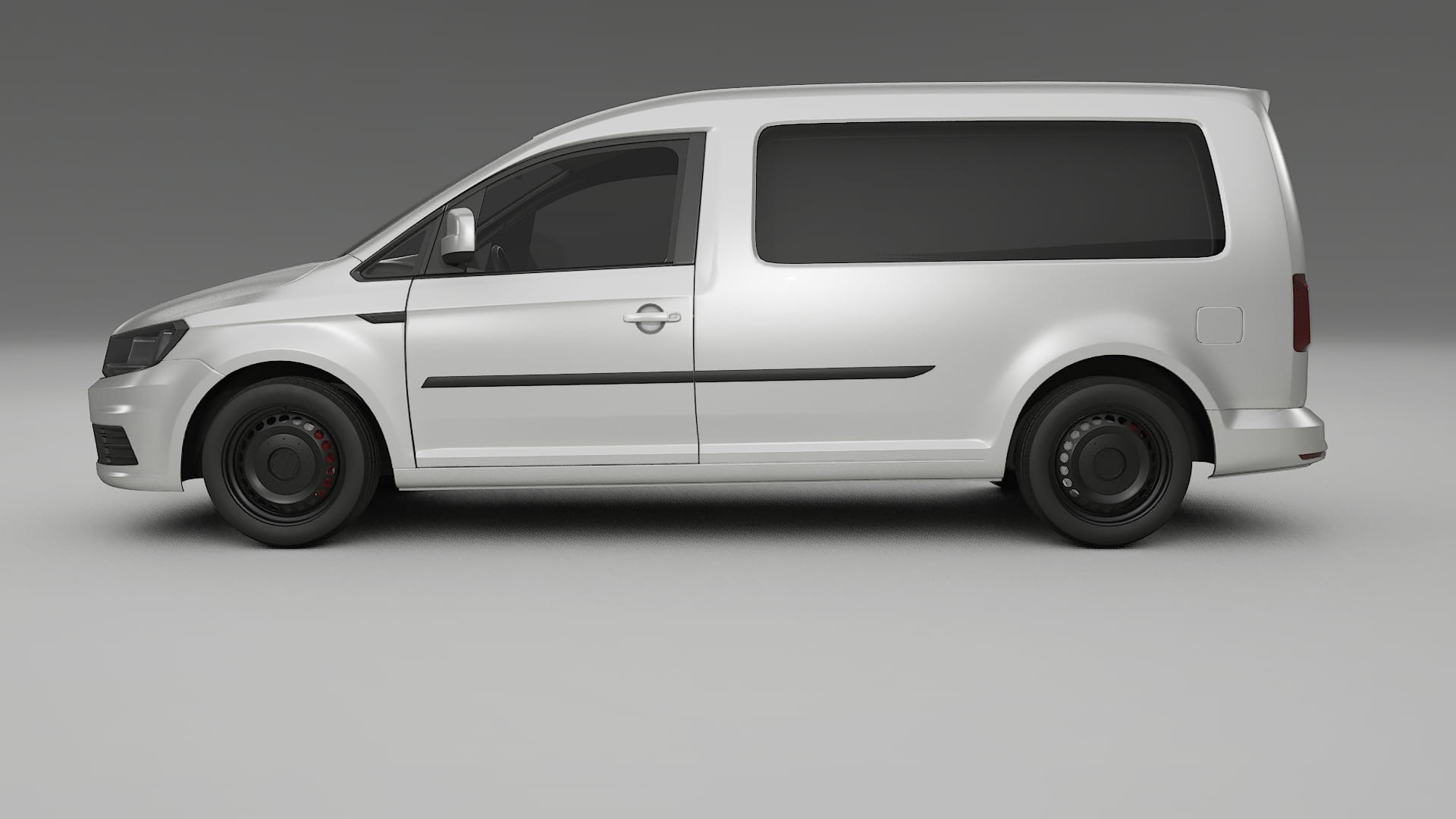 VW Caddy Maxi SB TPU Lackskyddsfilm | OPAL Färgskiftande PPF – Komplett Förskuret Kit