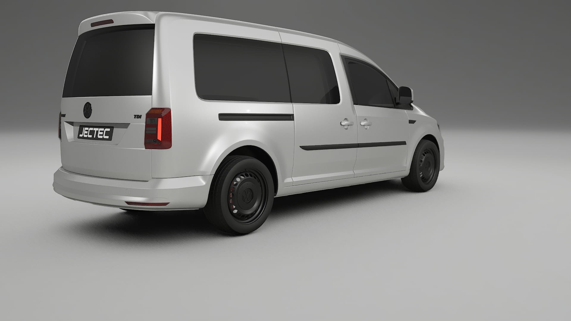 VW Caddy Maxi SB TPU Lackskyddsfilm | OPAL Färgskiftande PPF – Komplett Förskuret Kit